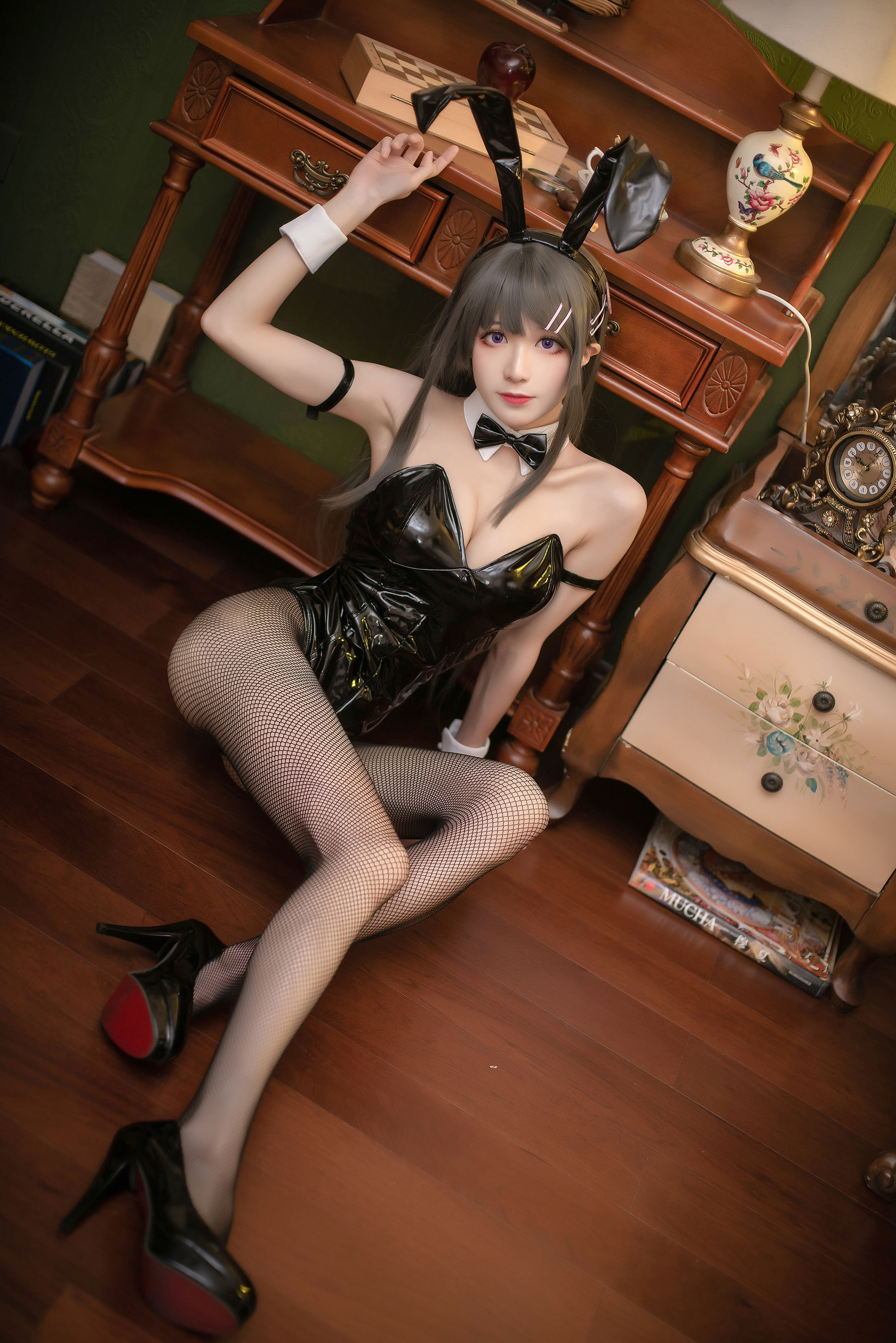 Tomoyo酱 – 麻衣兔女郎 Cosplay-第5张