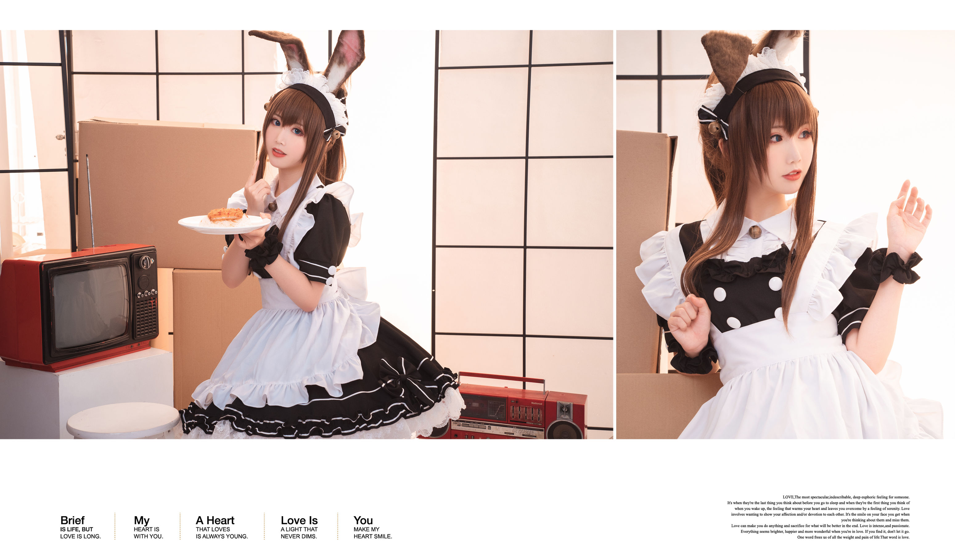 [Cosplay写真] 可爱人气Coser面饼仙儿 – 阿米驴女仆 Cosplay-第1张