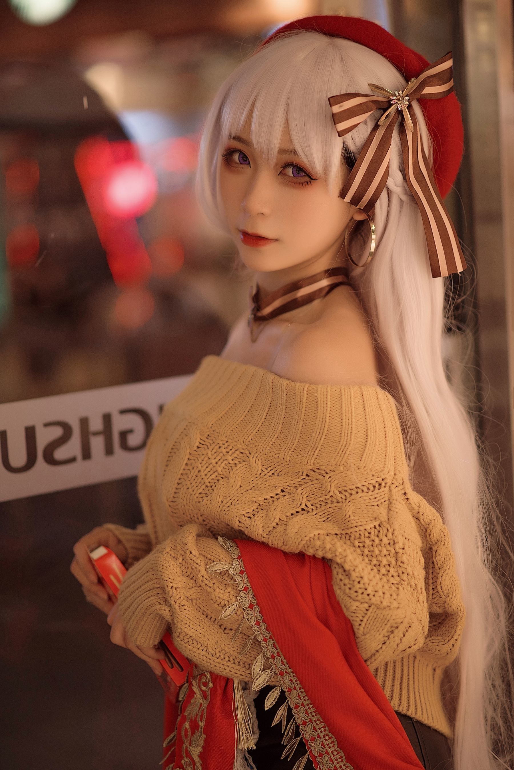 动漫博主樱落酱w 贝法pocky Cosplay-第5张