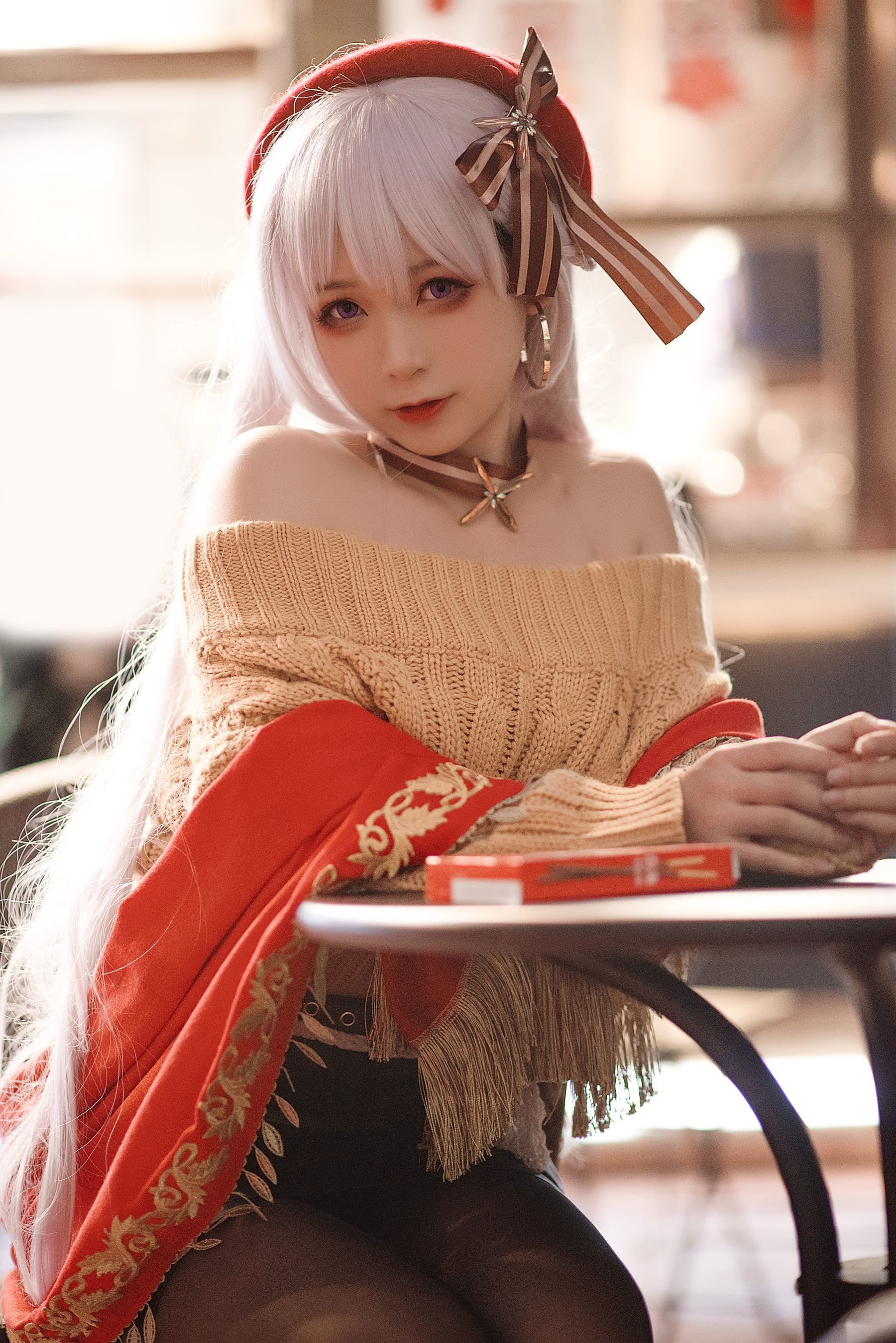 动漫博主樱落酱w 贝法pocky Cosplay-第6张