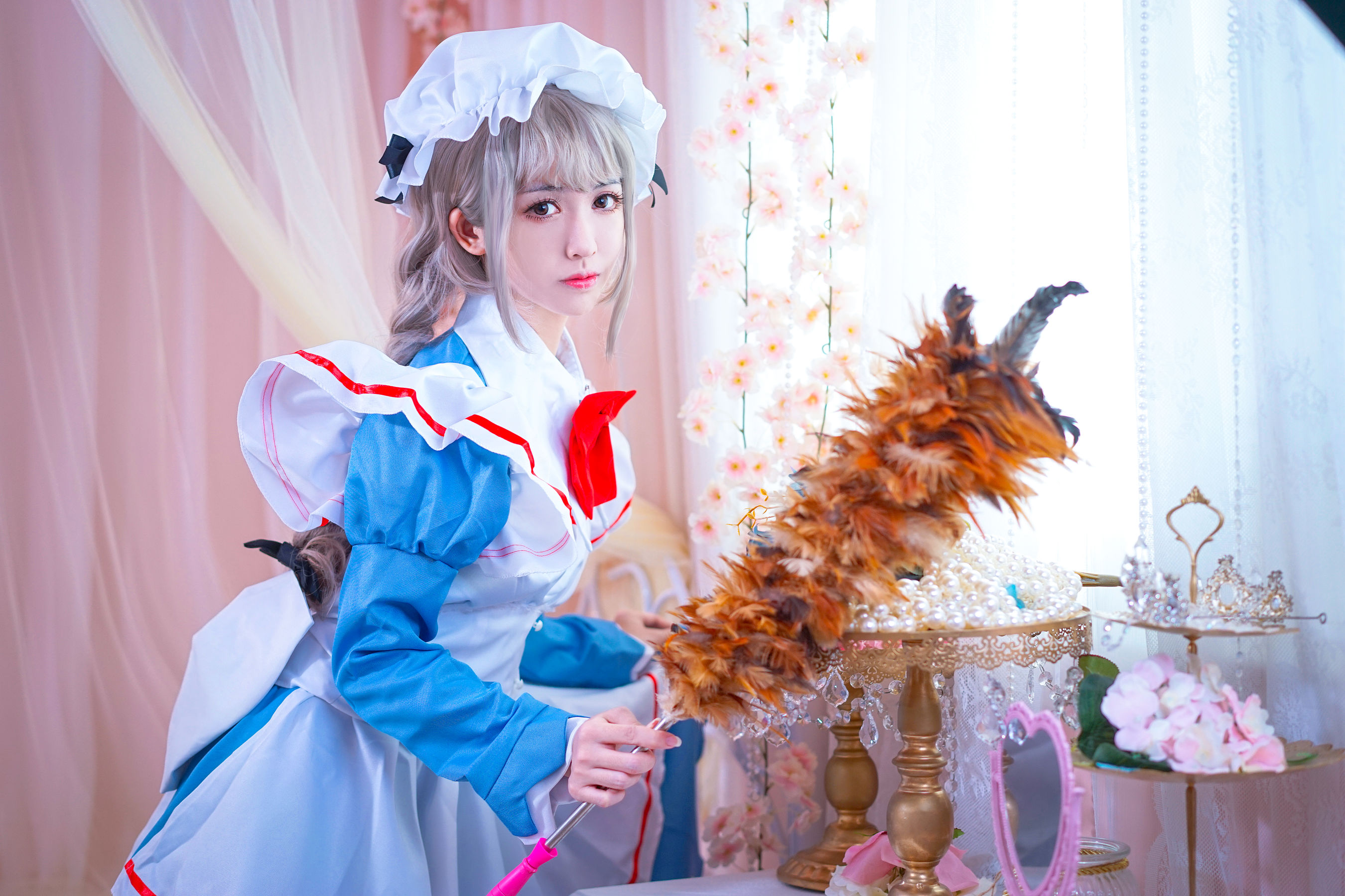 超人气Coser鳗鱼霏儿 翠之海 灰奈 Cosplay-第16张