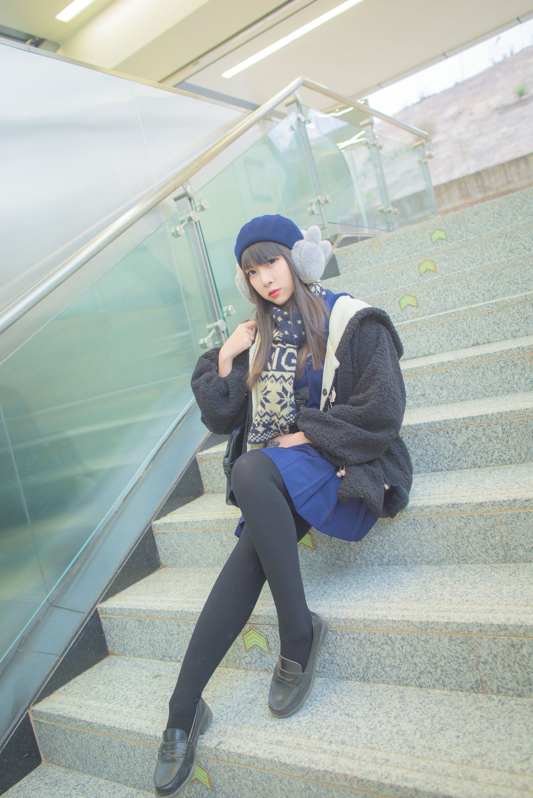 [Cosplay写真] 人气Coser二佐Nisa – 初春外拍 Cosplay-第2张