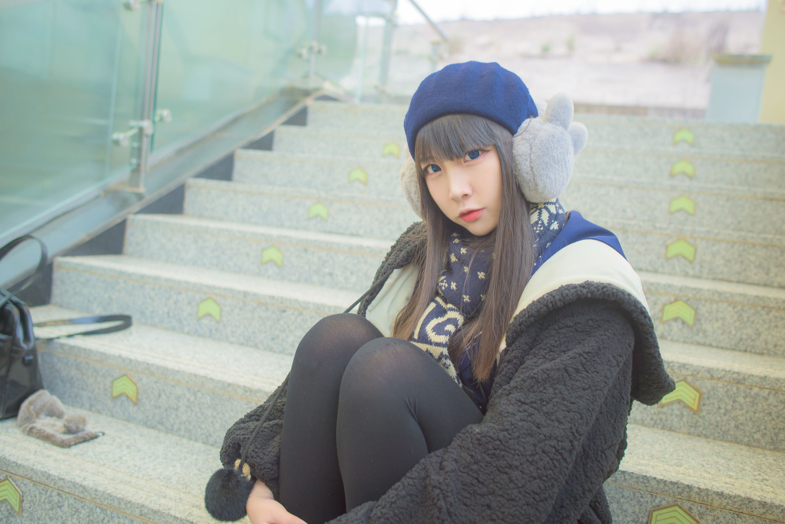 [Cosplay写真] 人气Coser二佐Nisa – 初春外拍 Cosplay-第3张
