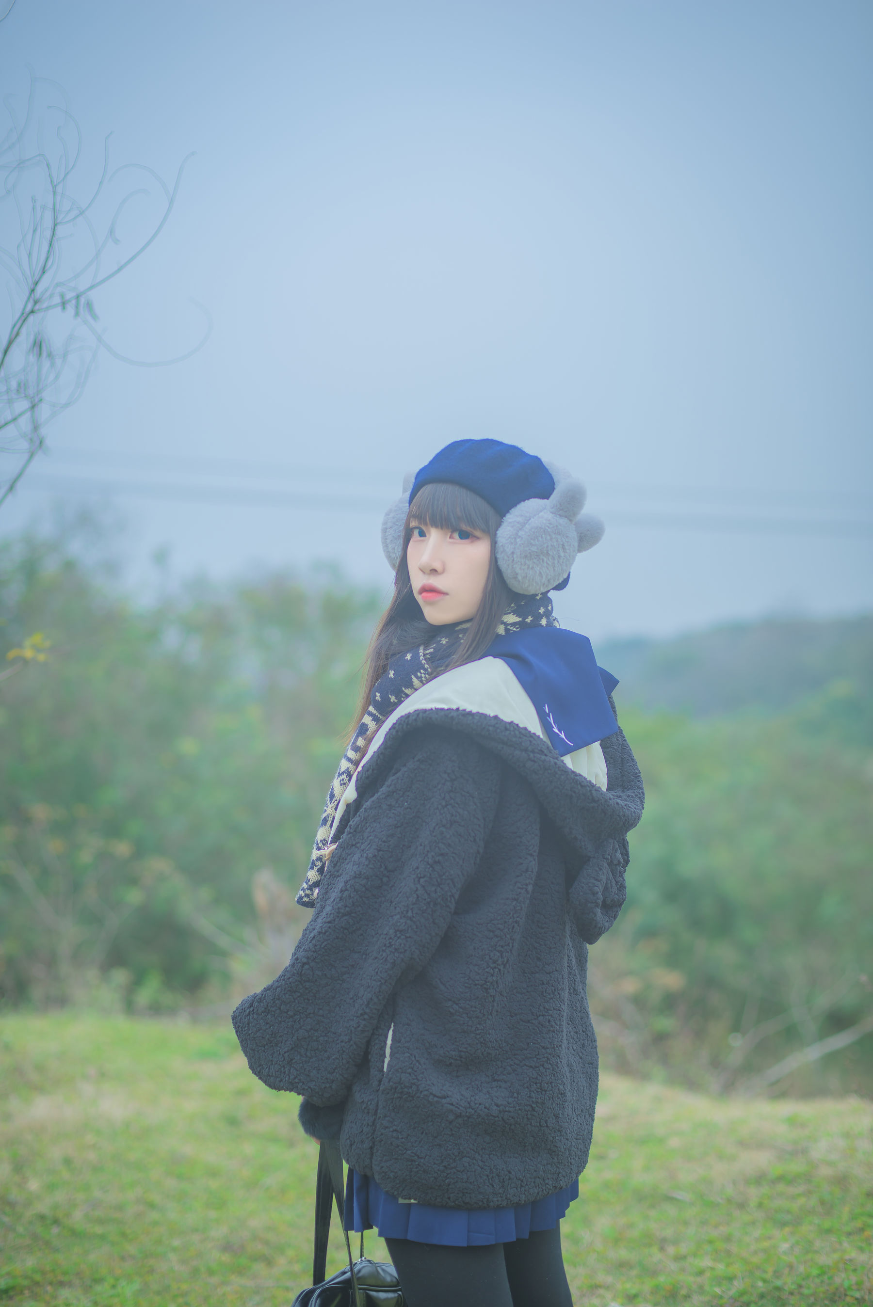 [Cosplay写真] 人气Coser二佐Nisa – 初春外拍 Cosplay-第4张