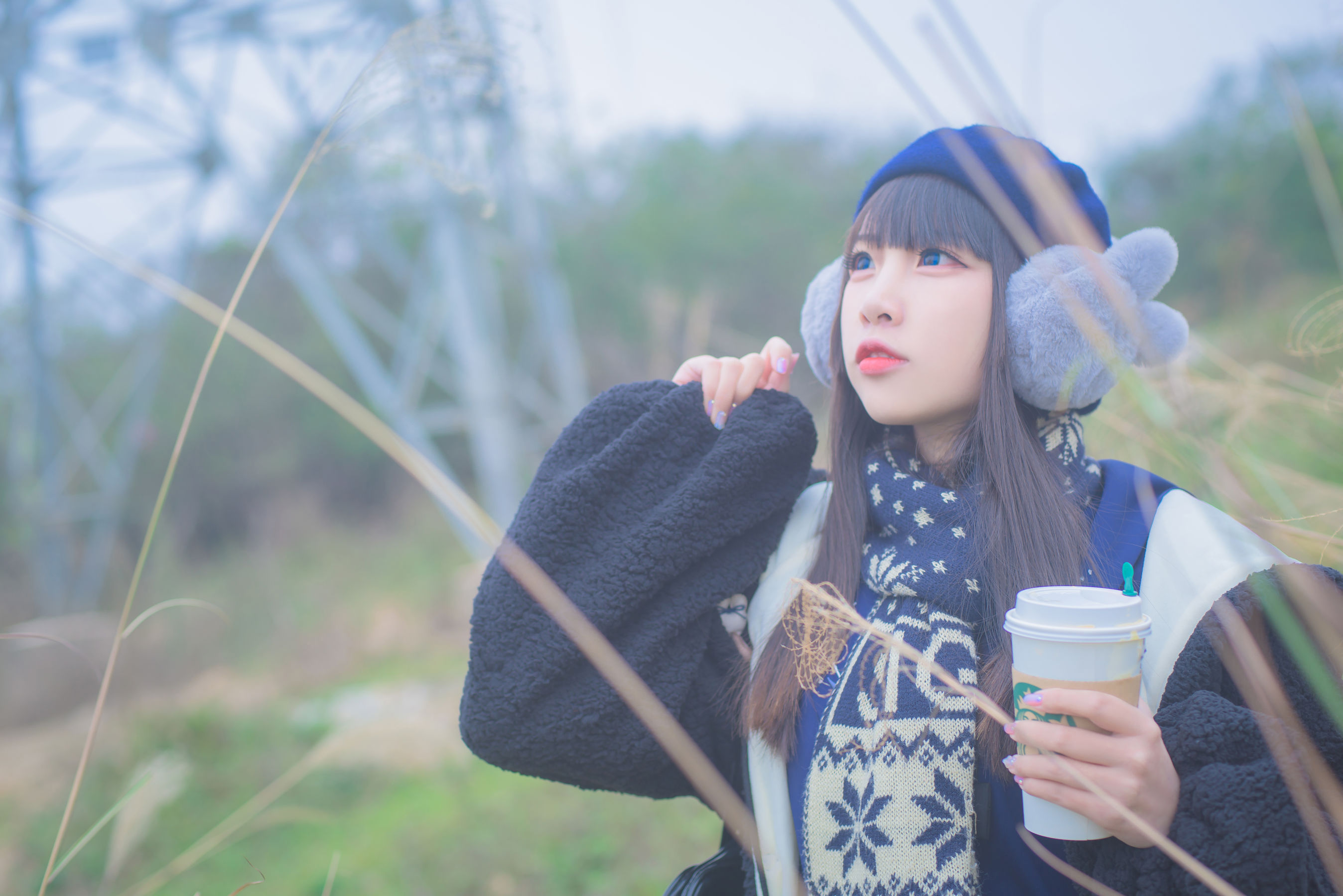 [Cosplay写真] 人气Coser二佐Nisa – 初春外拍 Cosplay-第6张