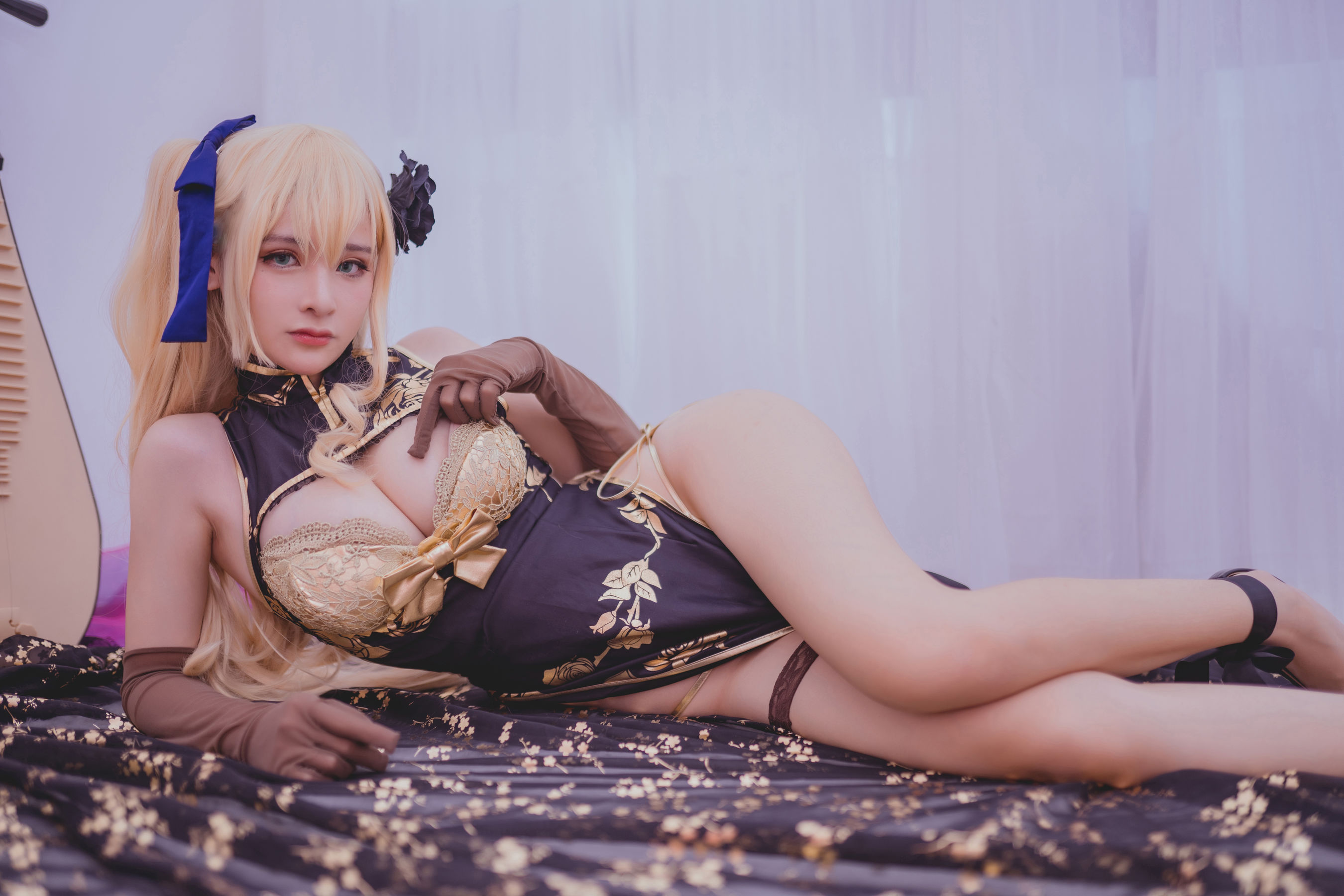 前羽_rr – 幻想 金莲 Cosplay-第1张