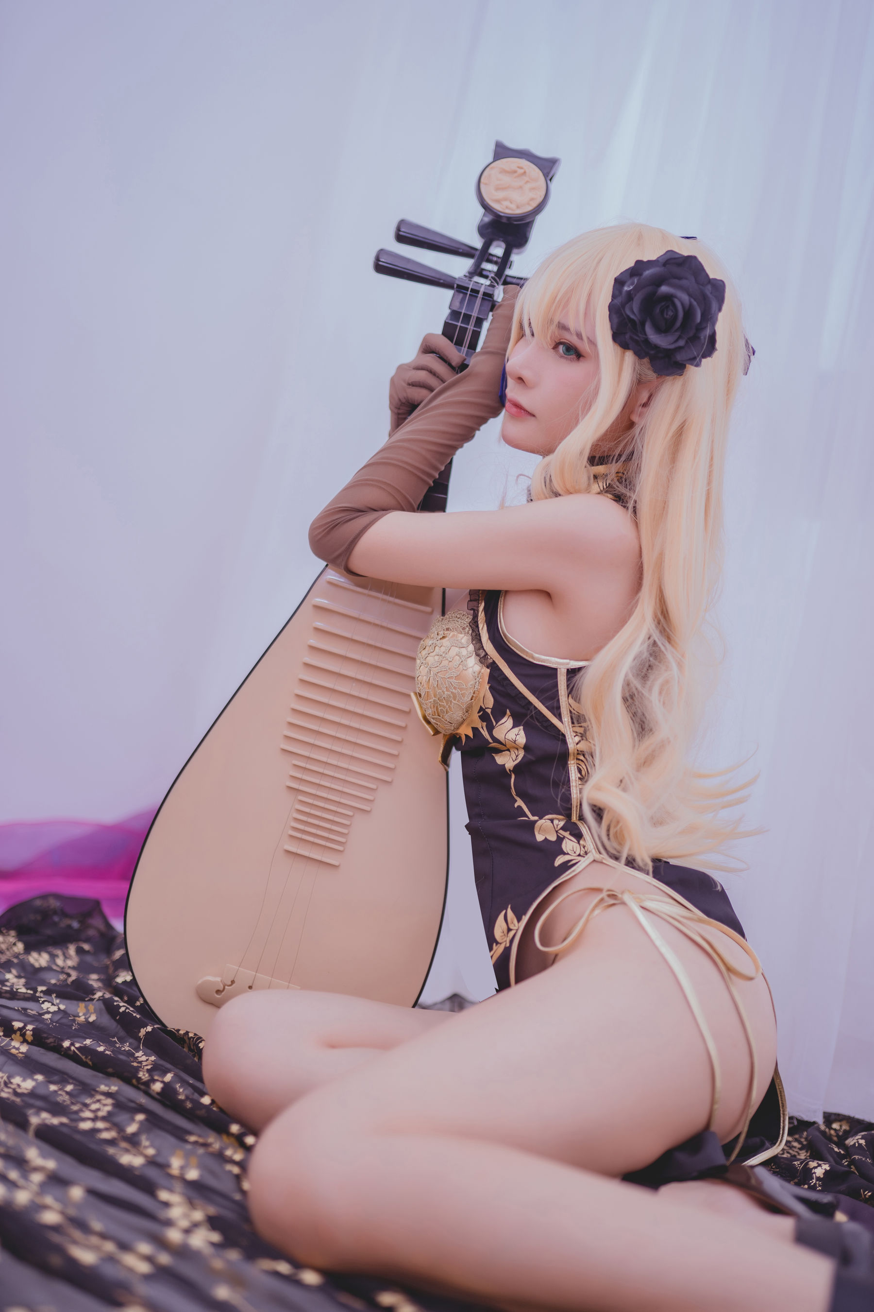 前羽_rr – 幻想 金莲 Cosplay-第3张