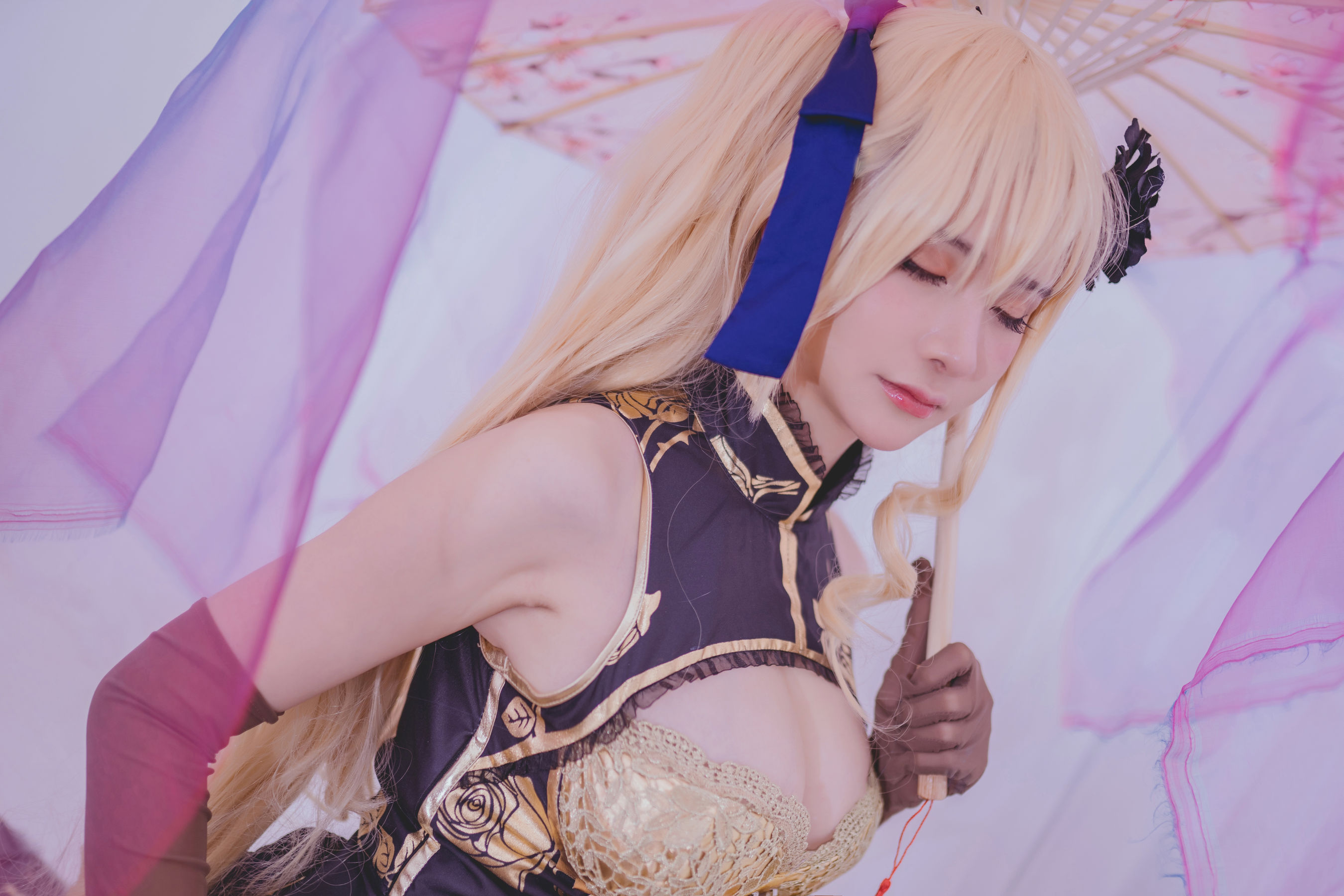 前羽_rr – 幻想 金莲 Cosplay-第4张