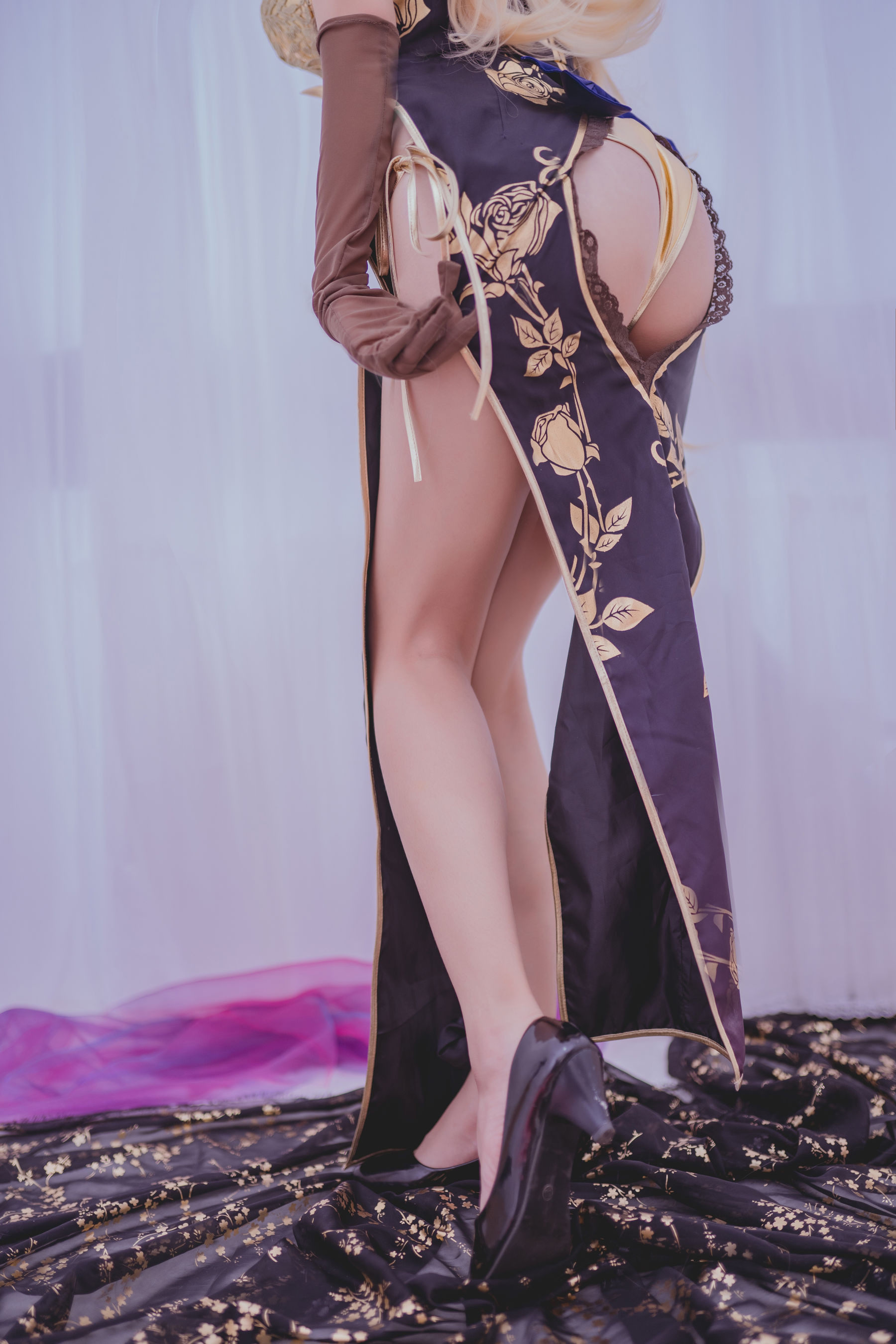 前羽_rr – 幻想 金莲 Cosplay-第5张