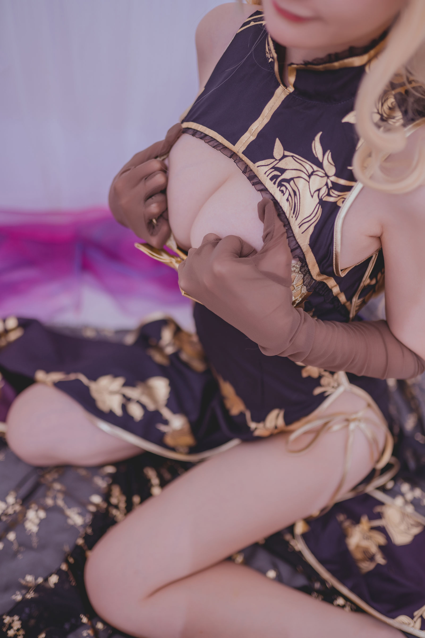 前羽_rr – 幻想 金莲 Cosplay-第9张