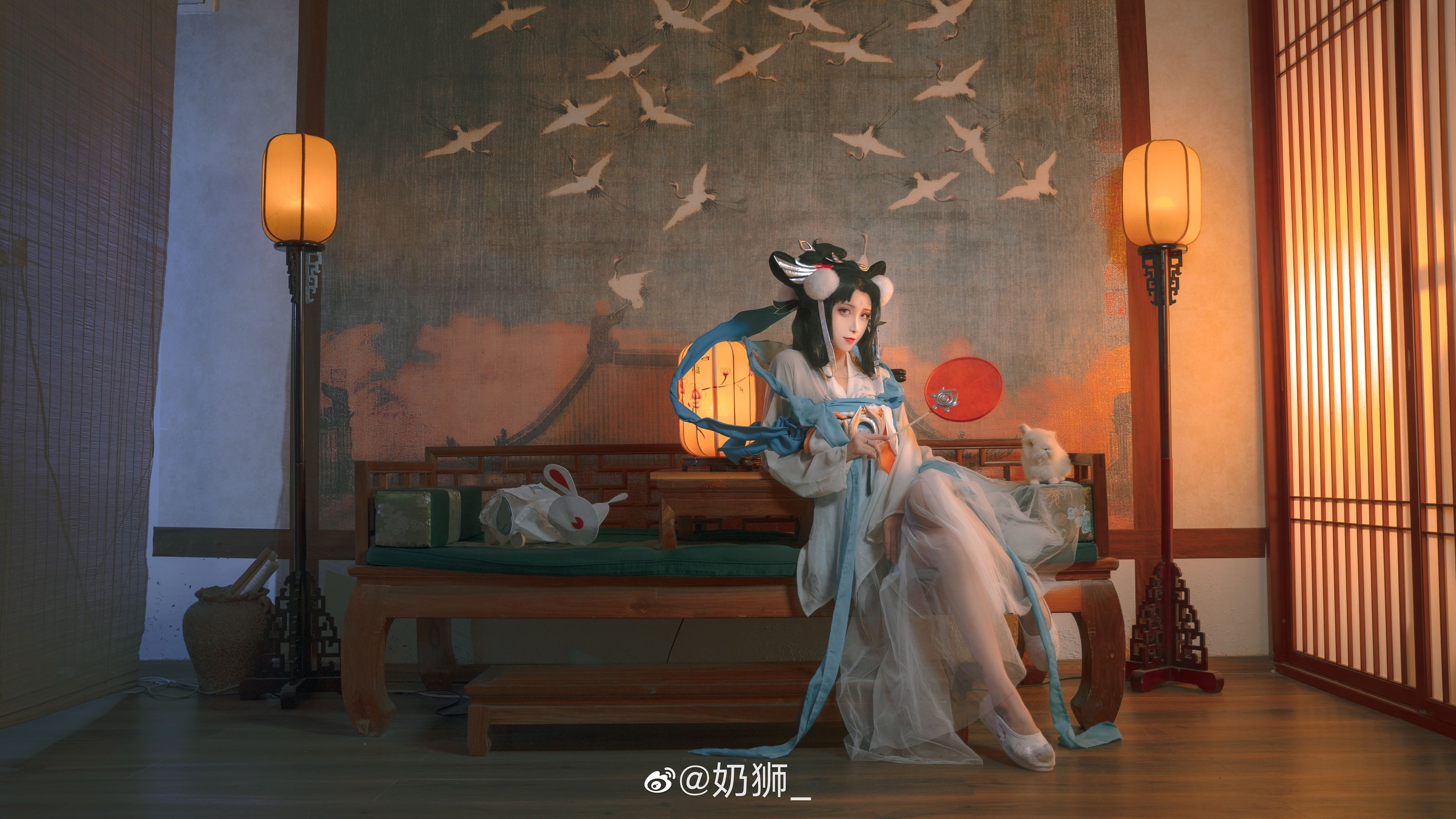 奶狮不咬人 – 嫦娥如梦令 Cosplay-第5张