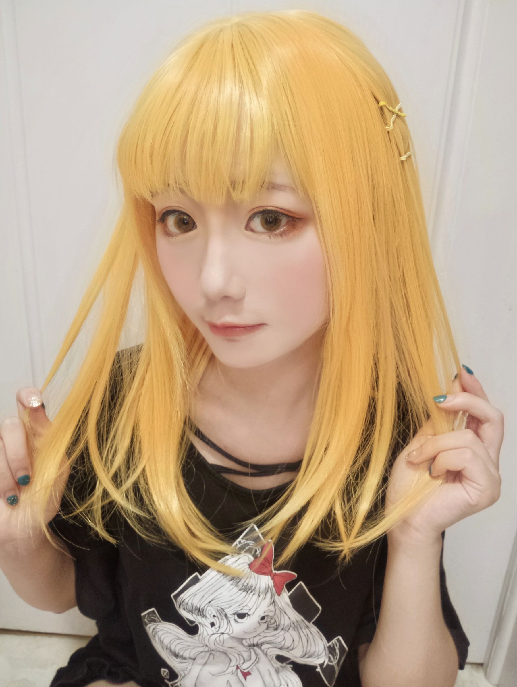 [Cosplay写真] 动漫博主弦音sic – 黄头发妹妹 Cosplay-第5张