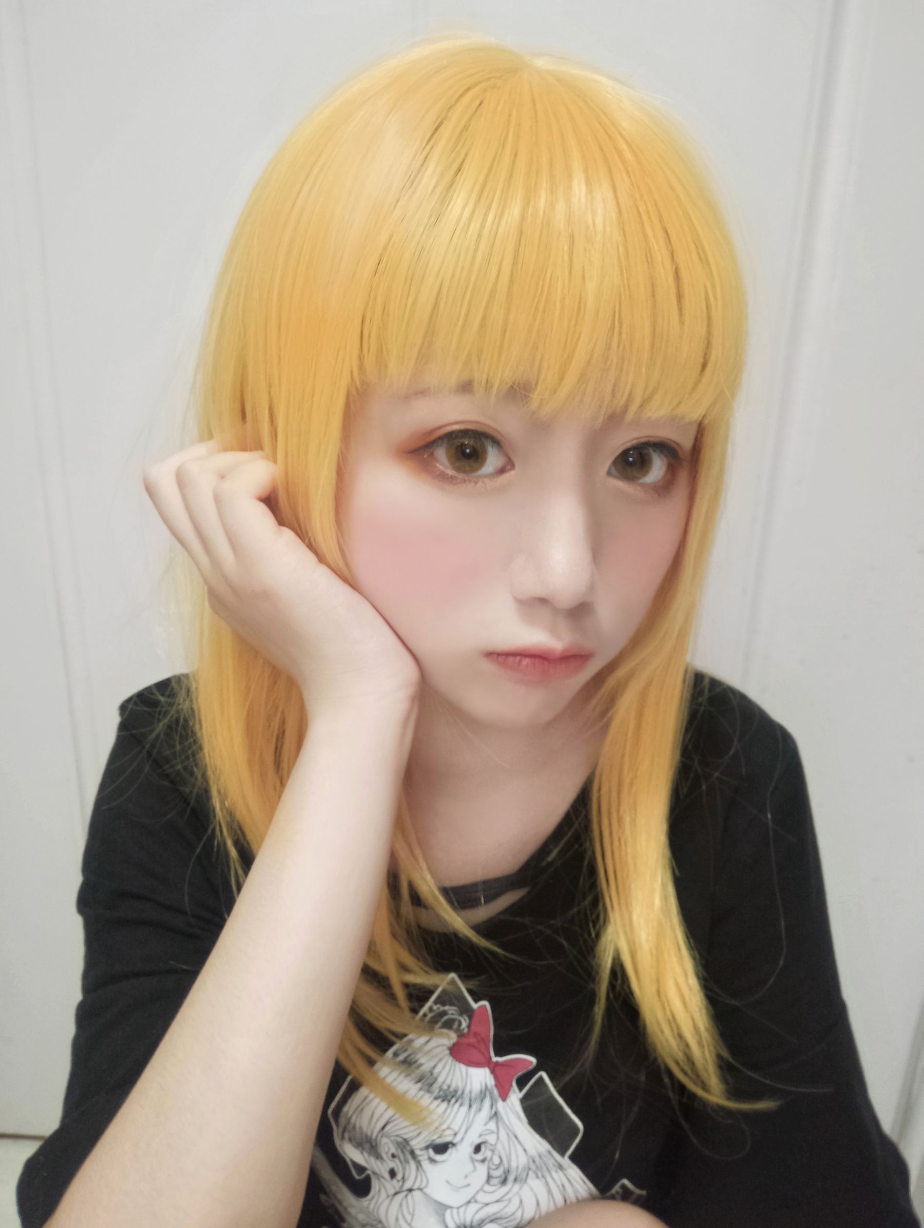 [Cosplay写真] 动漫博主弦音sic – 黄头发妹妹 Cosplay-第9张