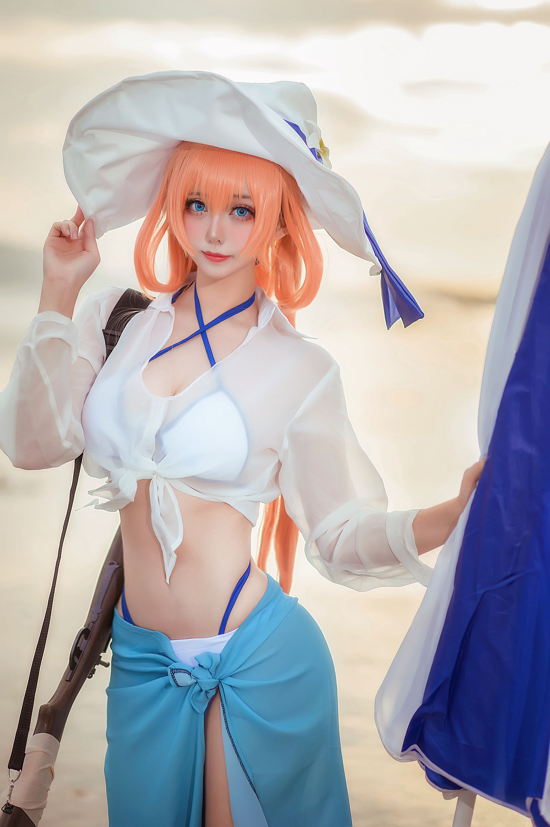 萌妹菌烨tako 春田泳装 Cosplay-第2张