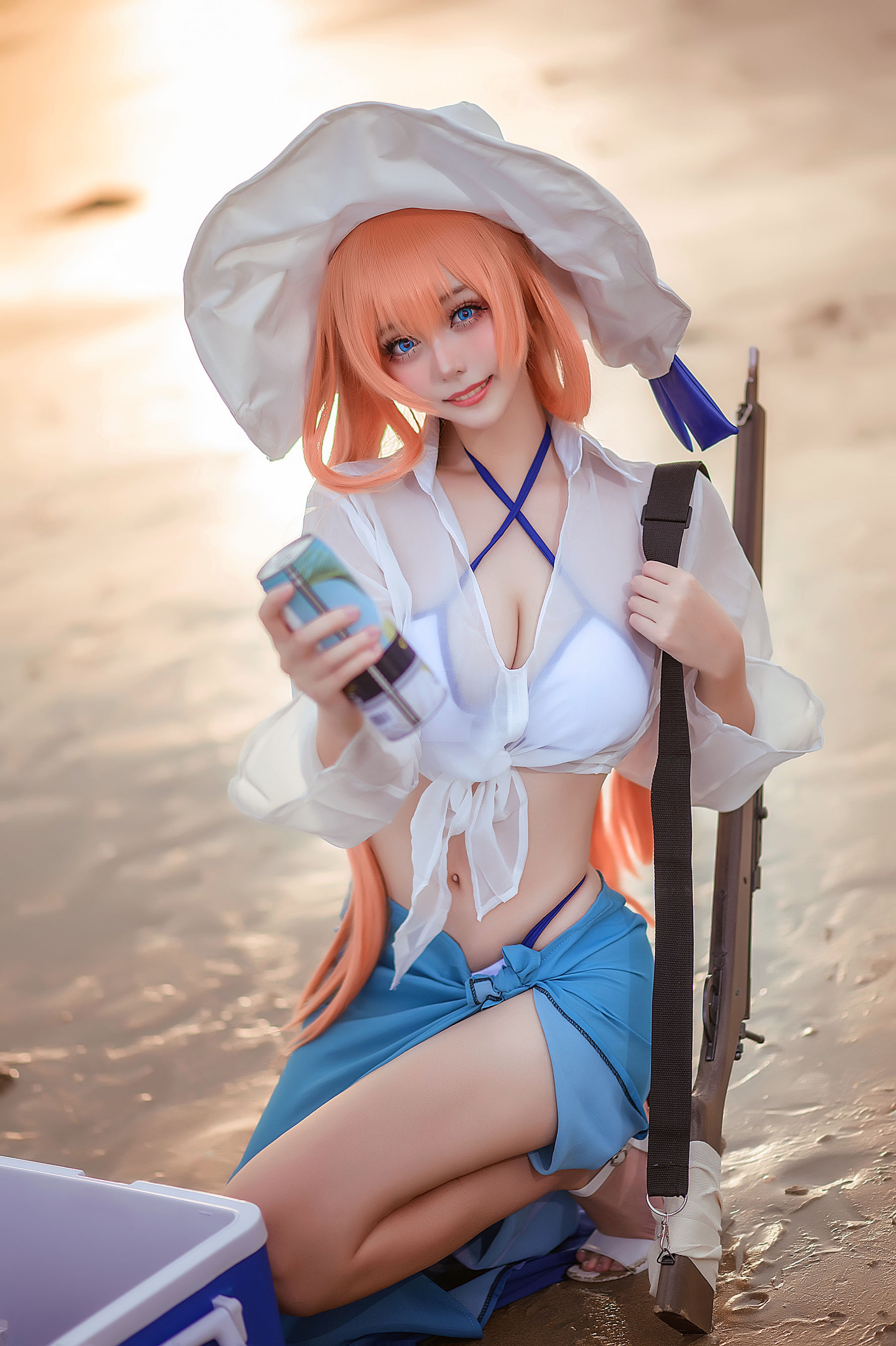 萌妹菌烨tako 春田泳装 Cosplay-第4张