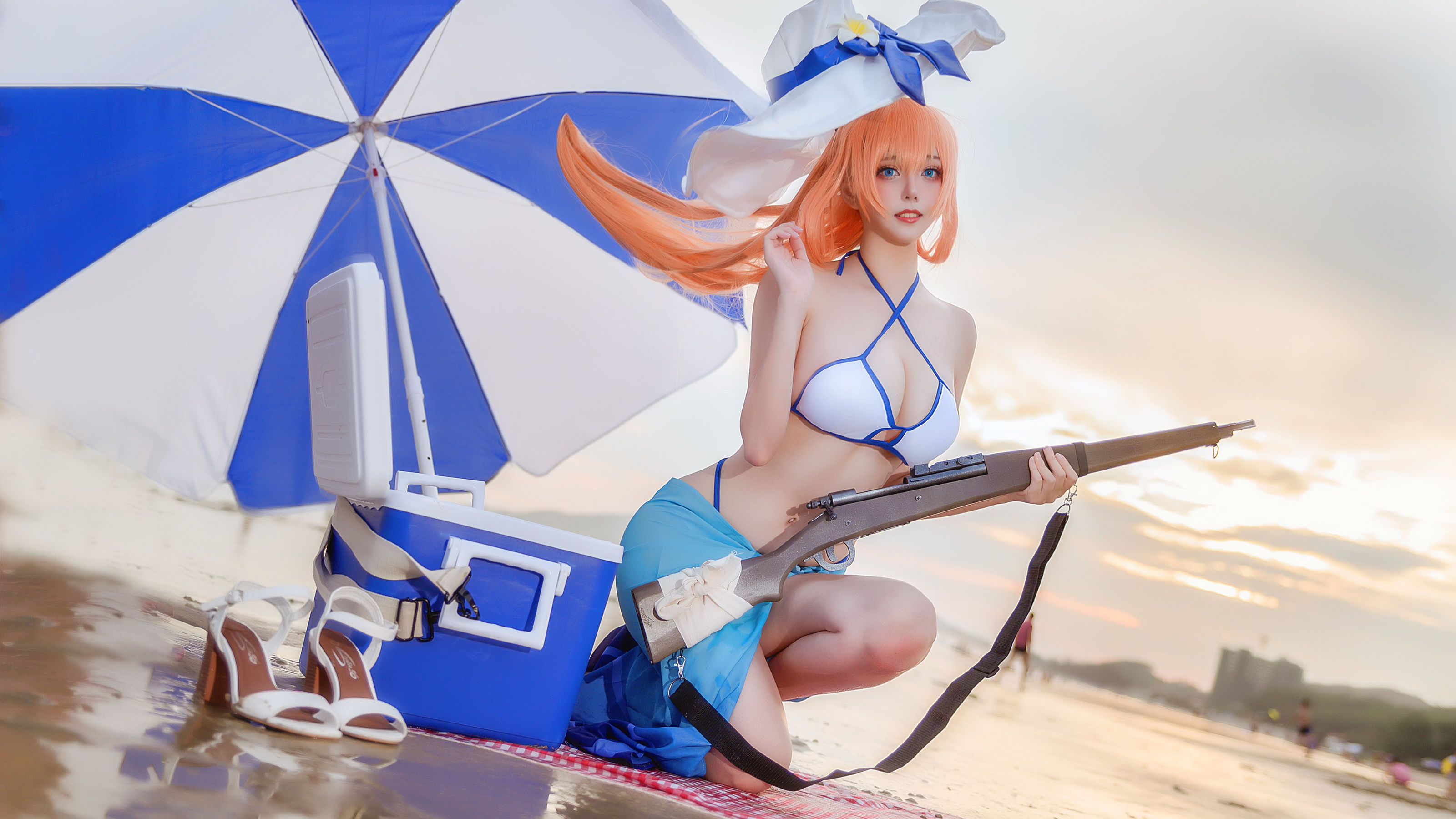 萌妹菌烨tako 春田泳装 Cosplay-第6张