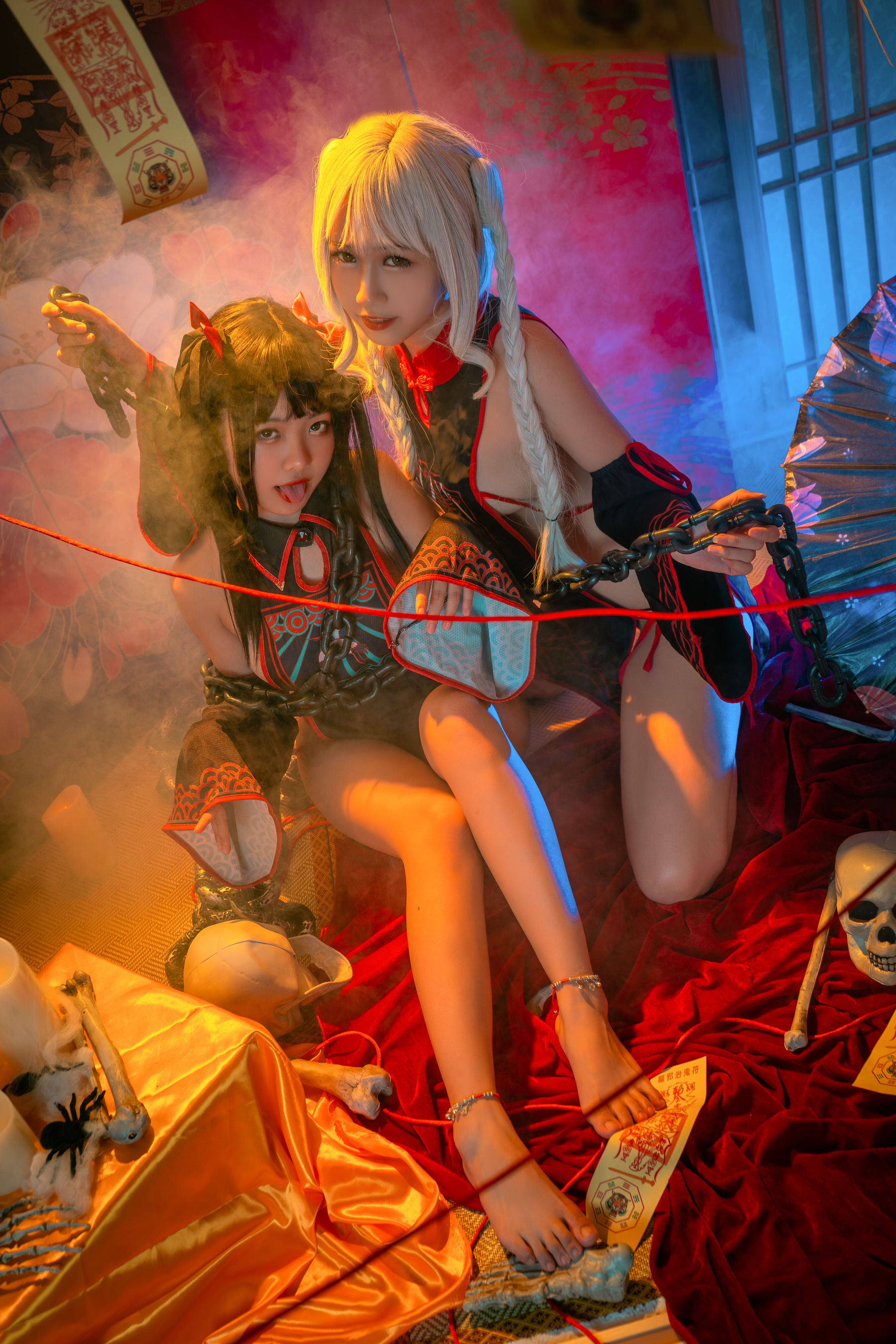 动漫博主lovely呆玄 – 双人僵尸 Cosplay-第5张