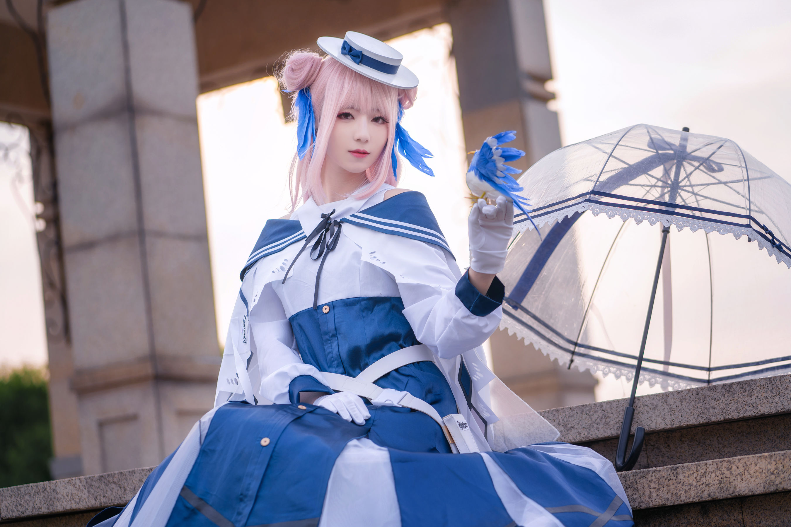 小姐姐弥音音ww 明日方舟 锡兰 Cosplay-第1张