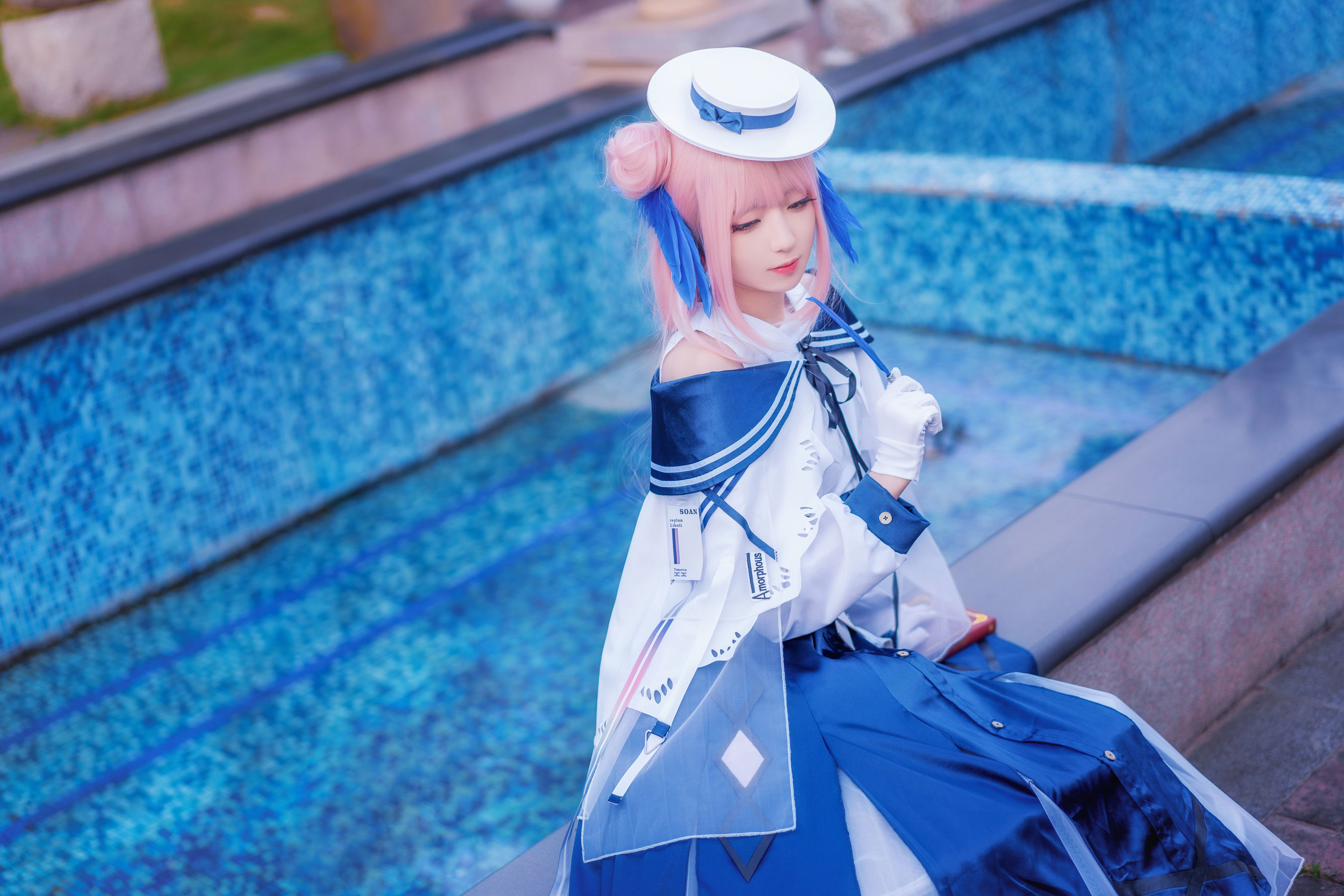 小姐姐弥音音ww 明日方舟 锡兰 Cosplay-第3张