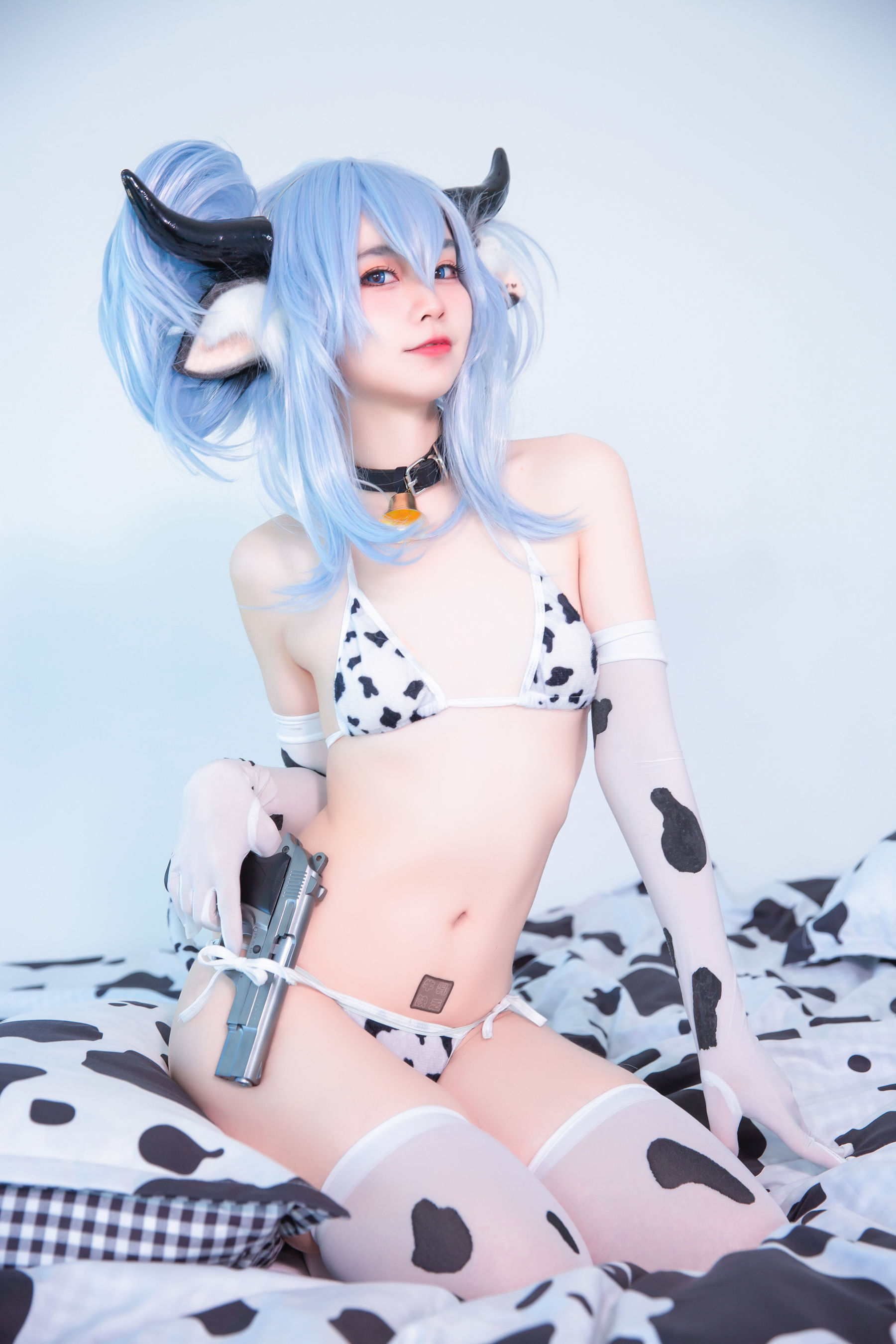 动漫博主G44不会受伤 – PA-15 奶牛 Cosplay-第7张