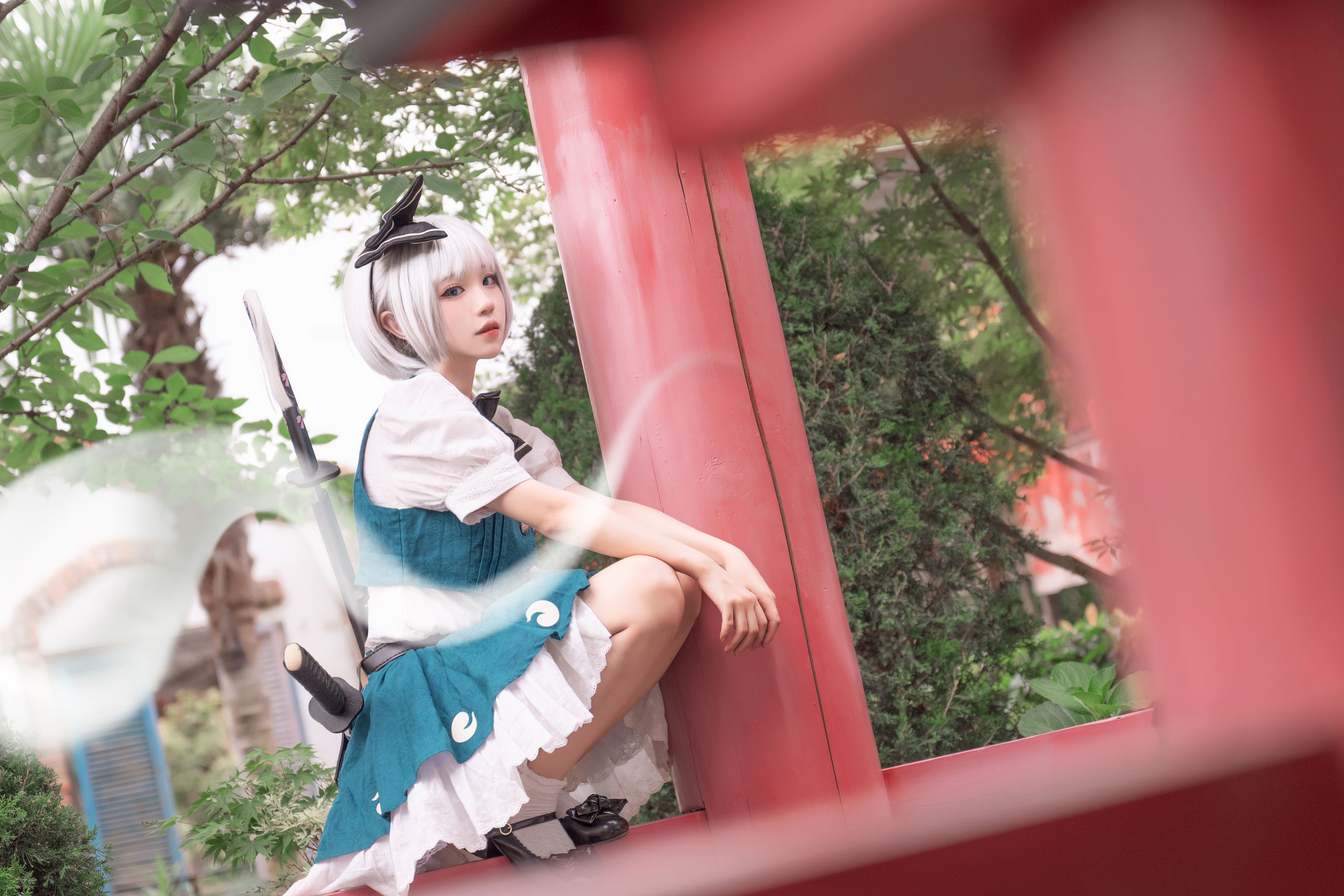 花柒Hana – 魂魄妖梦 Cosplay-第4张