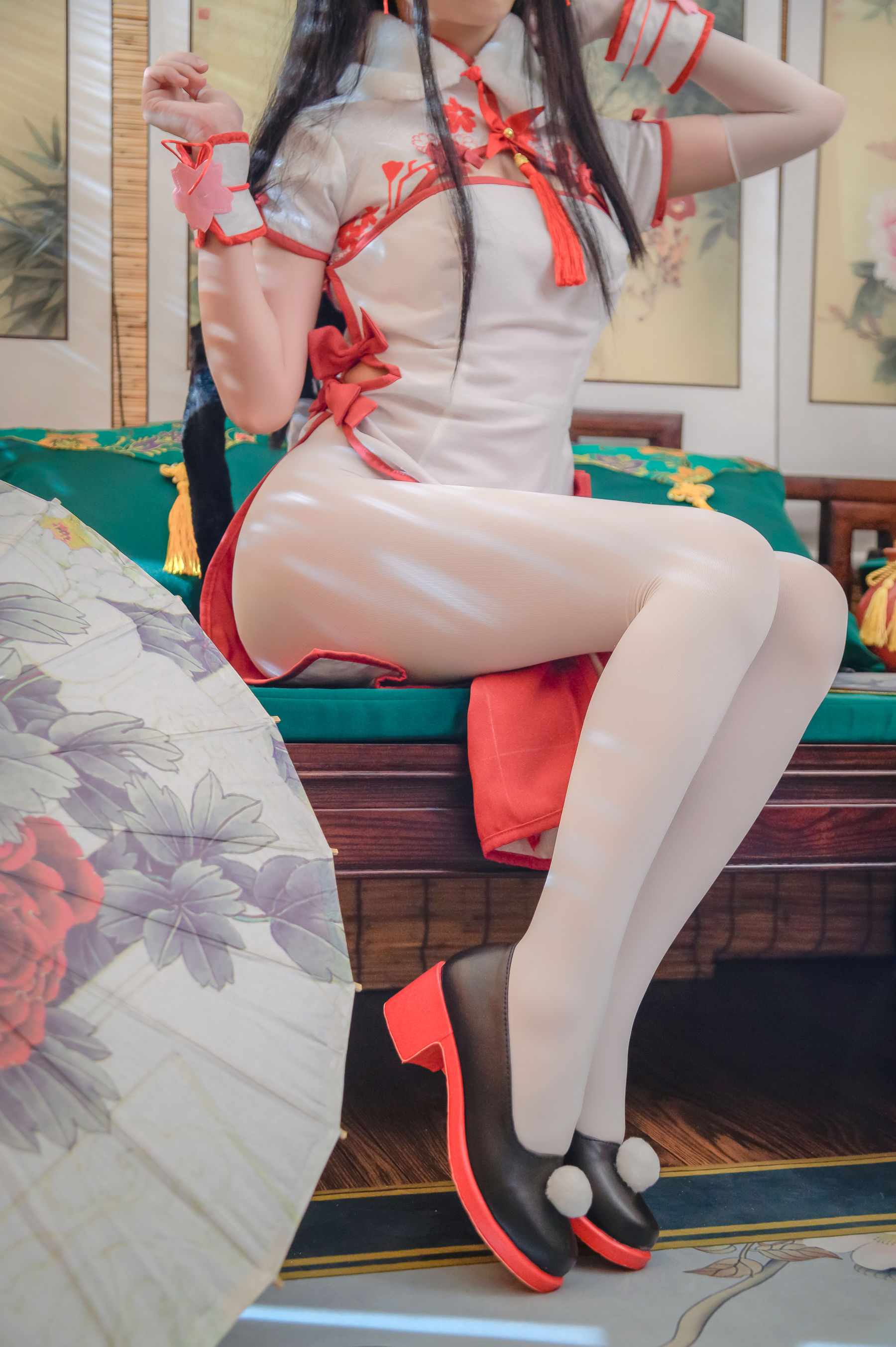 超人气Coser鳗鱼霏儿 碧蓝华裳 夕暮 Cosplay-第1张