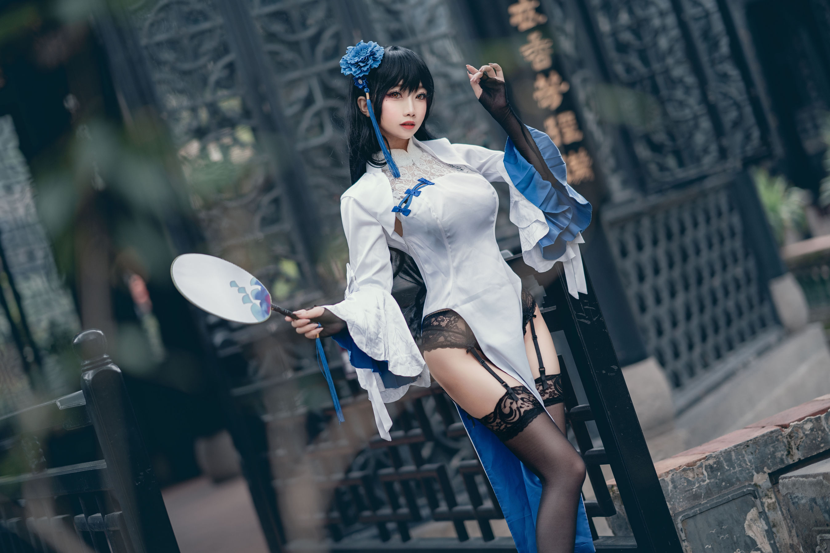 白嫩美少女鬼畜瑶 玉玲珑 Cosplay-第1张