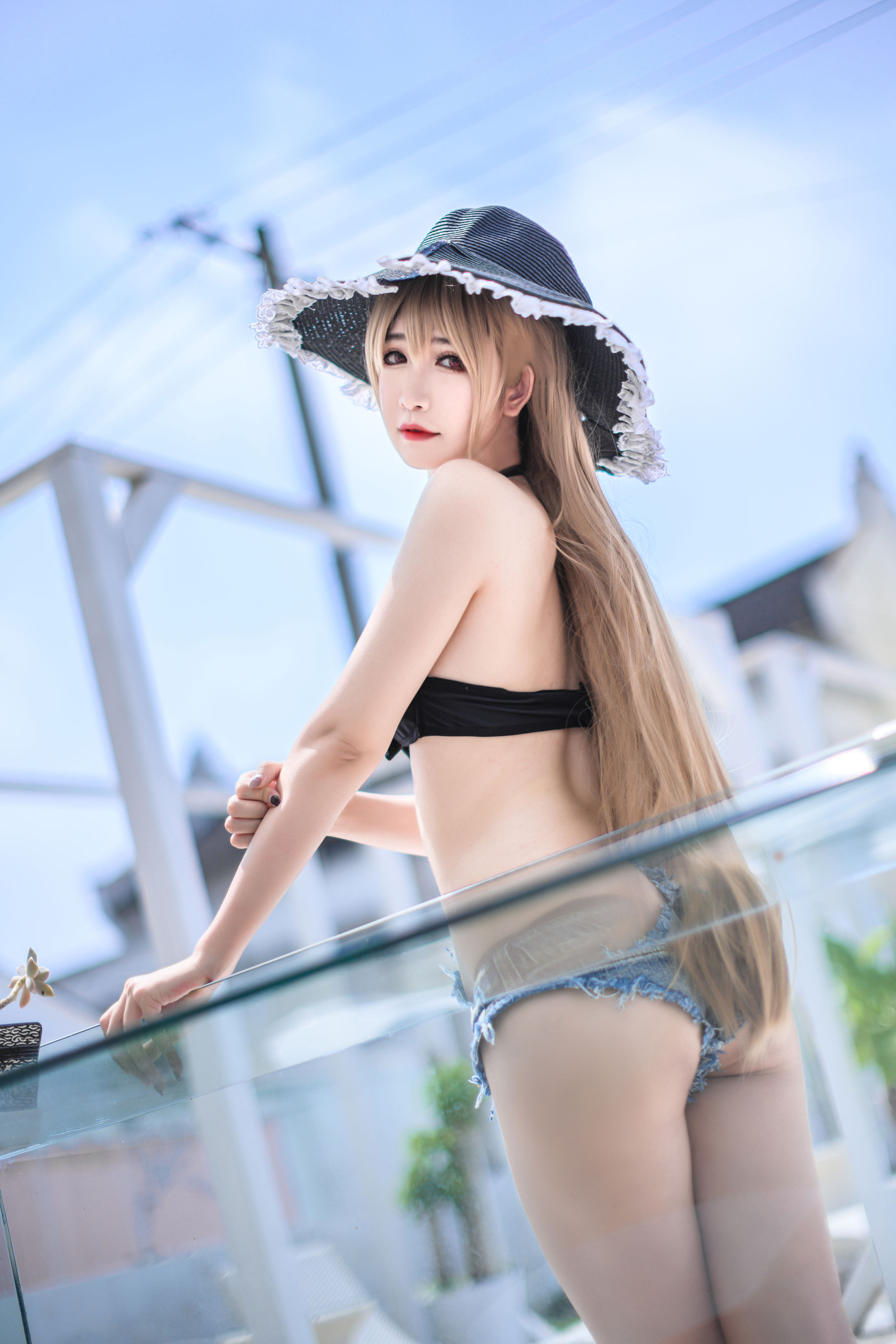 动漫博主阮邑_Fairy – 让巴尔泳装 Cosplay-第1张