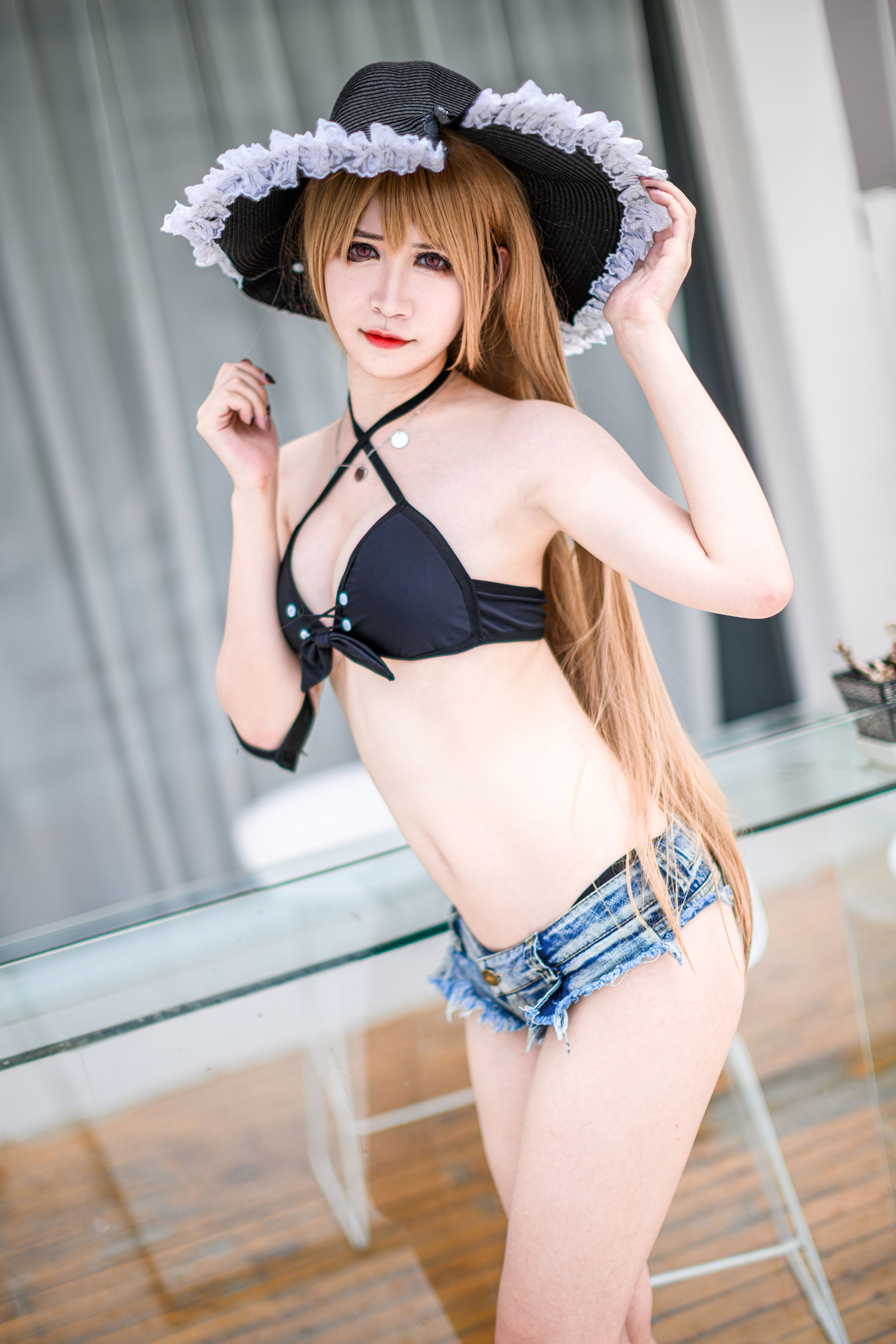 动漫博主阮邑_Fairy – 让巴尔泳装 Cosplay-第5张