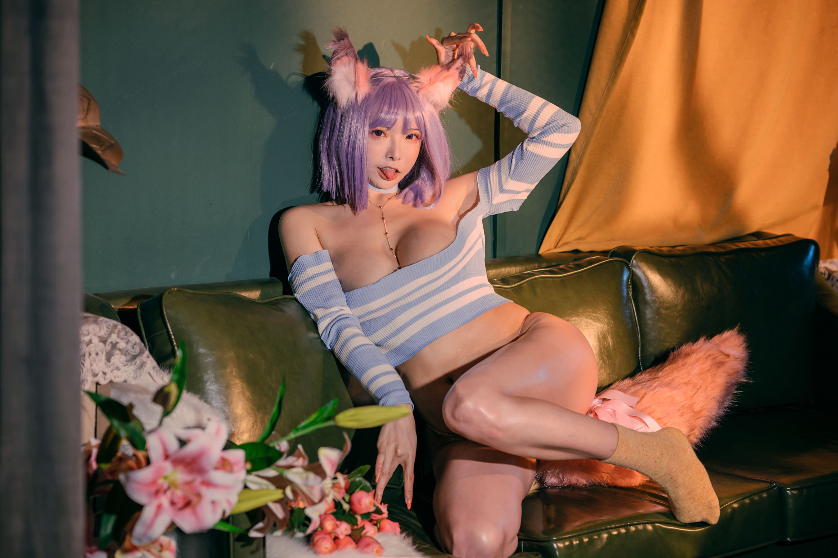秋和柯基(夏小秋秋秋) – 兽耳娘 狐狸 Cosplay-第4张