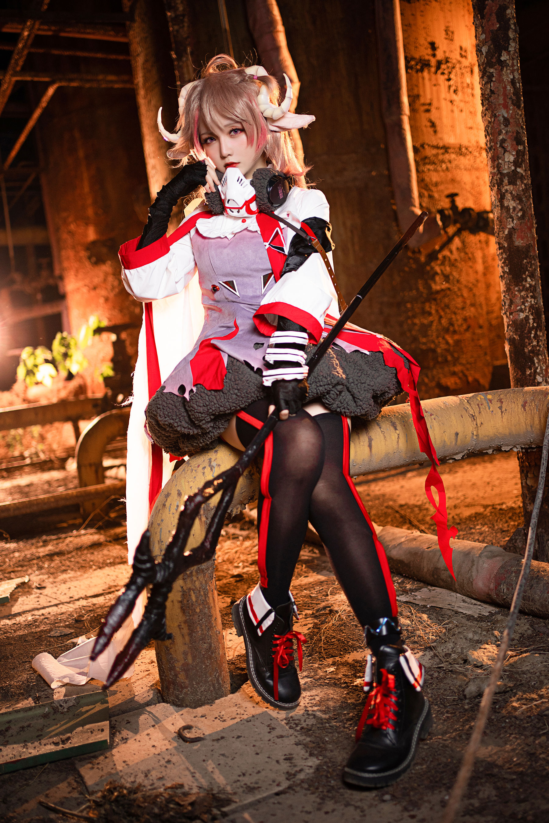 Coser小姐姐星之迟迟 – 明日方舟《艾雅法拉》 Cosplay-第1张