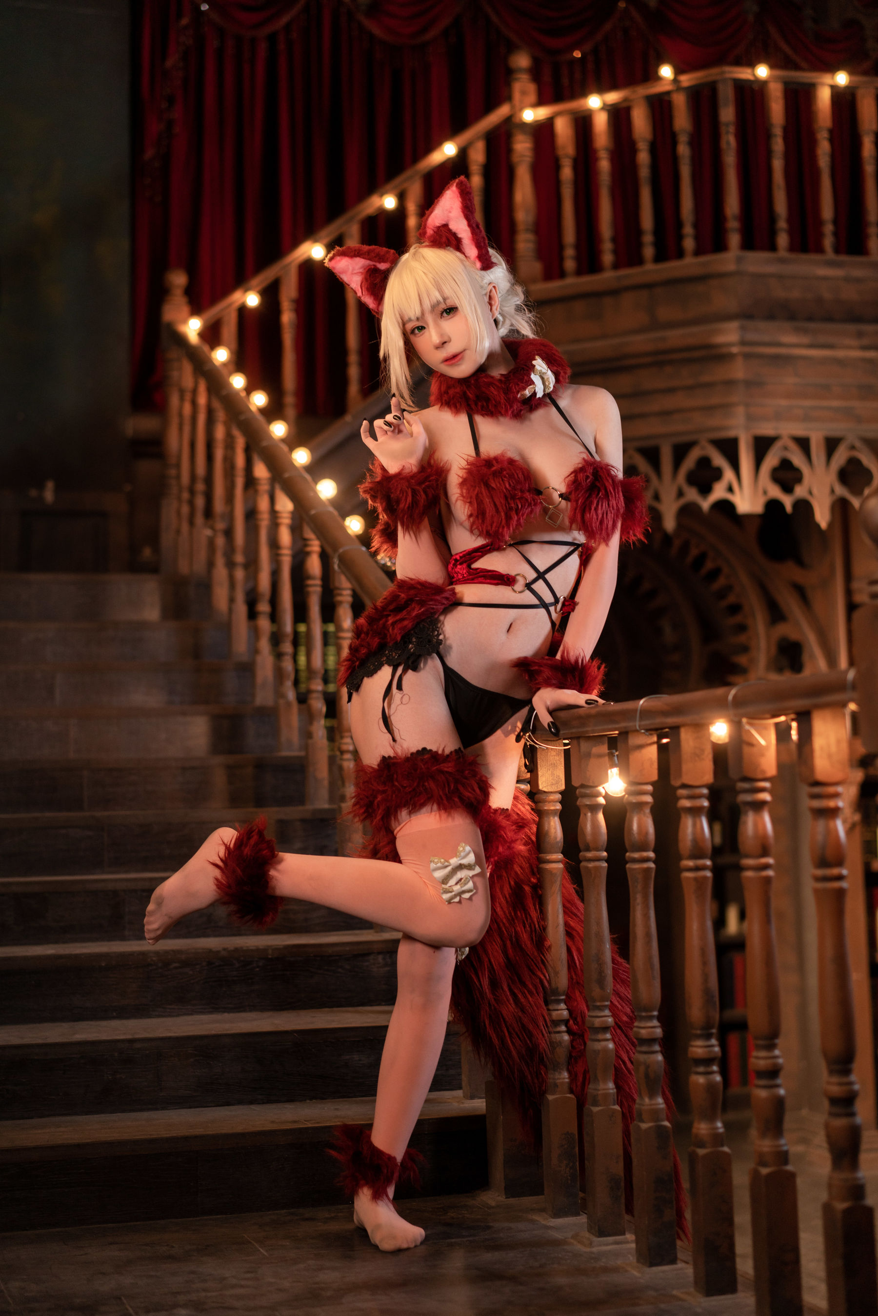 西园寺南歌 – 野兽尼禄 Cosplay-第3张