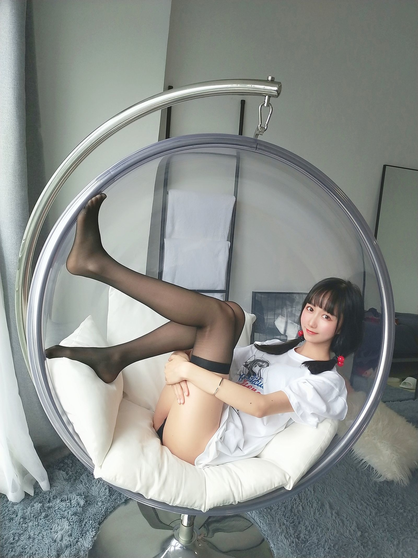 [Cosplay写真] 萌系小姐姐木绵绵OwO – 智能型彼女 T恤 Cosplay-第2张