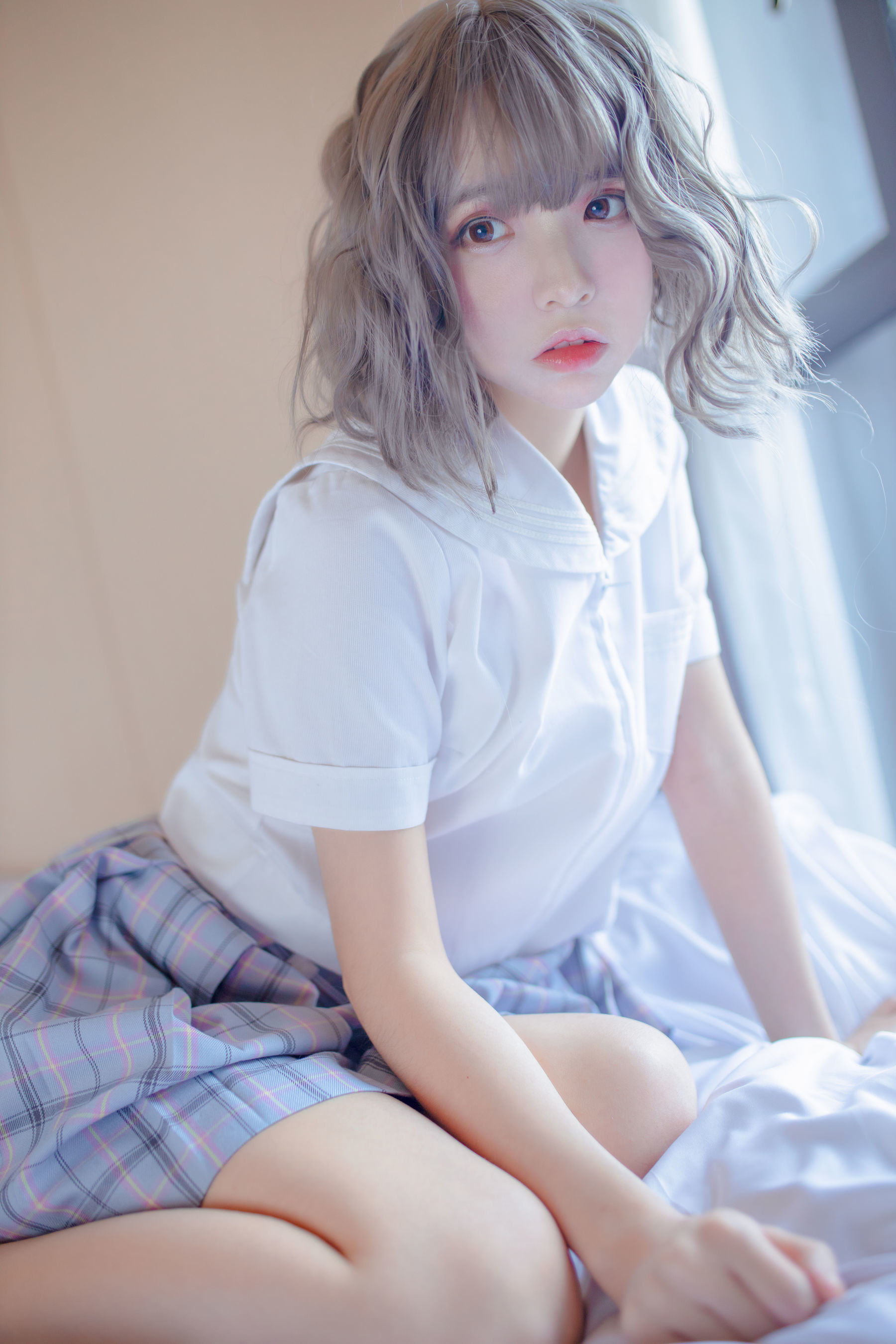 疯猫ss – 思绪之JK Cosplay-第1张