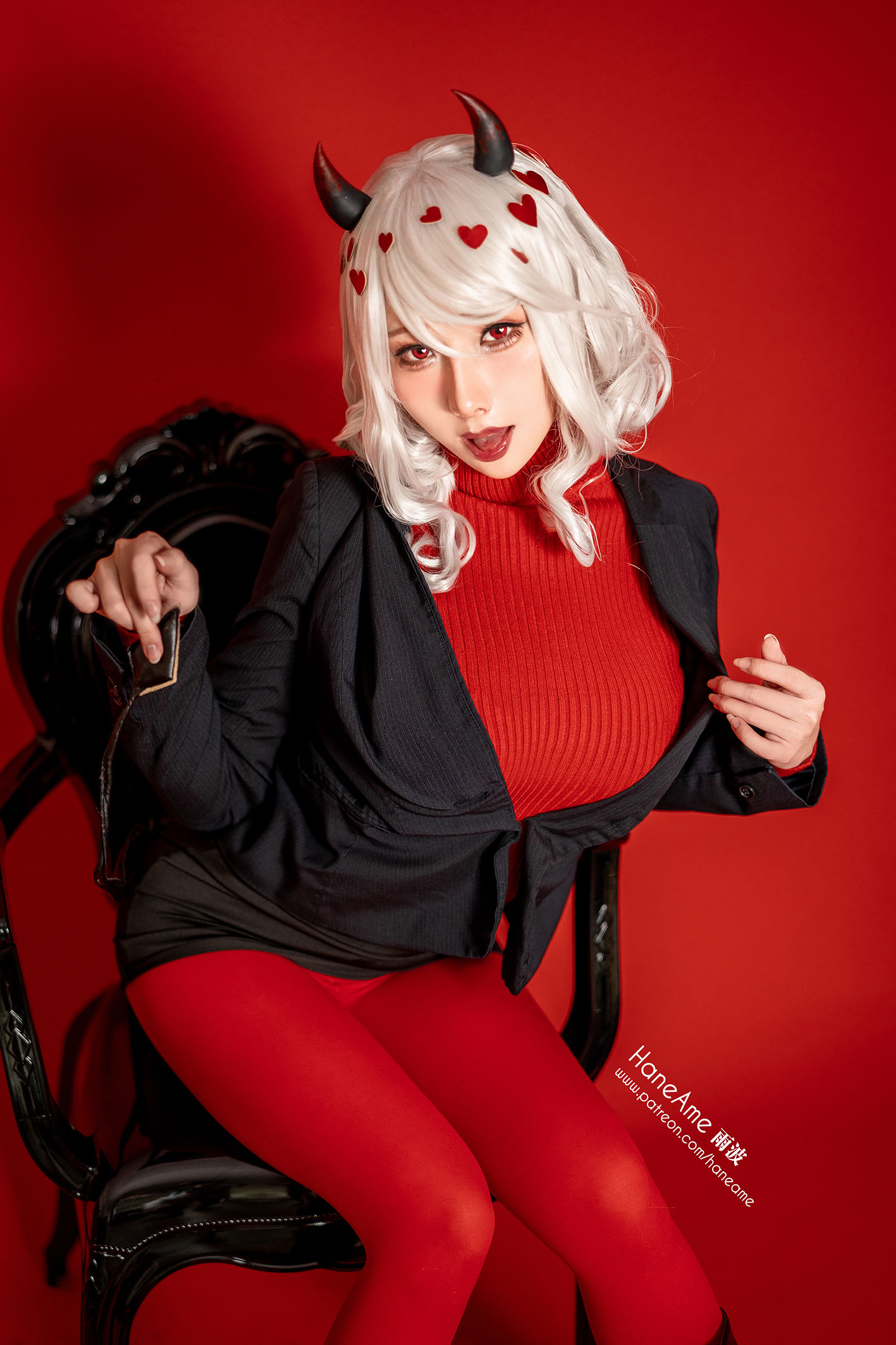 Hane Ame 雨波 – Helltaker Muodes Cosplay-第15张