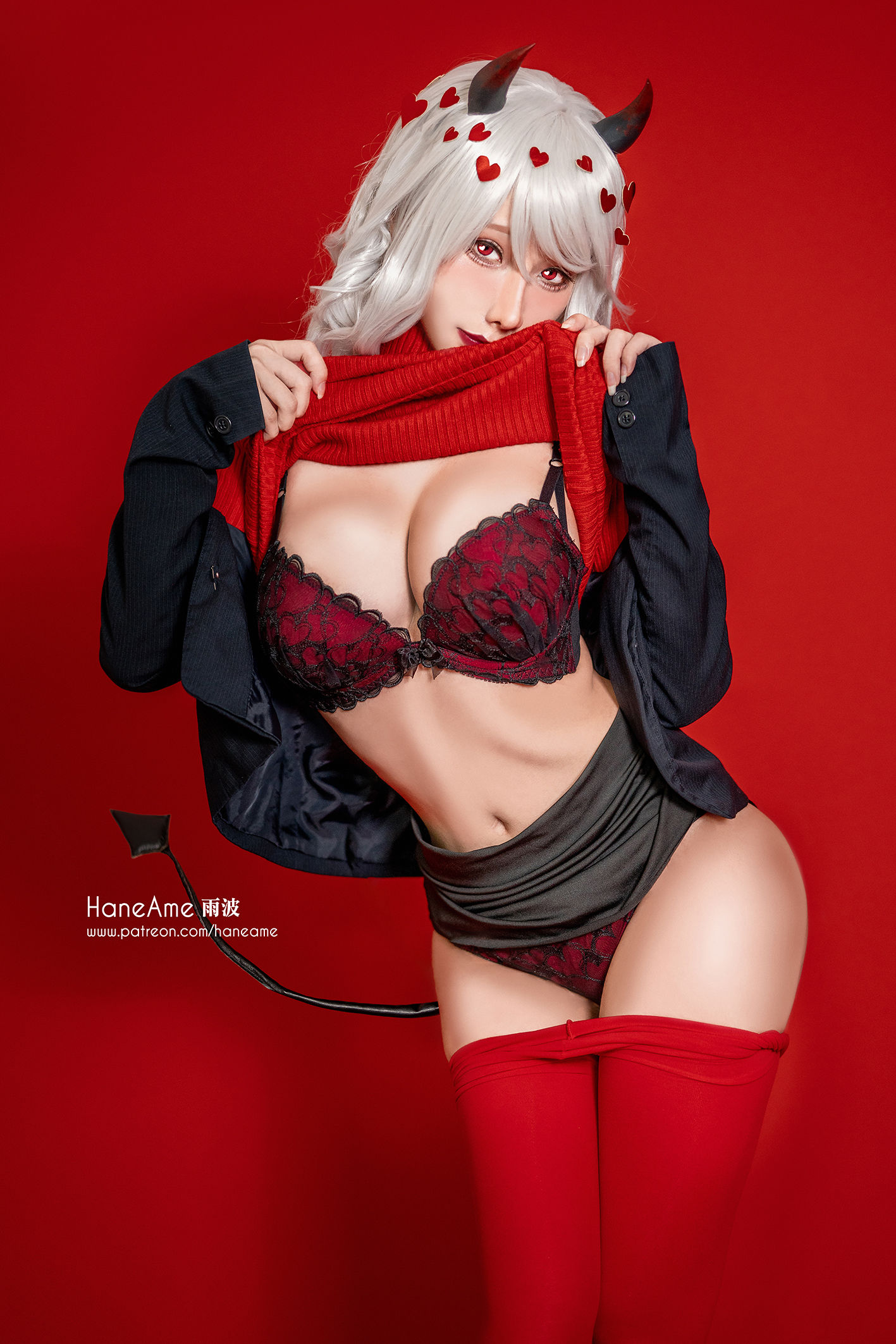 Hane Ame 雨波 – Helltaker Muodes Cosplay-第16张