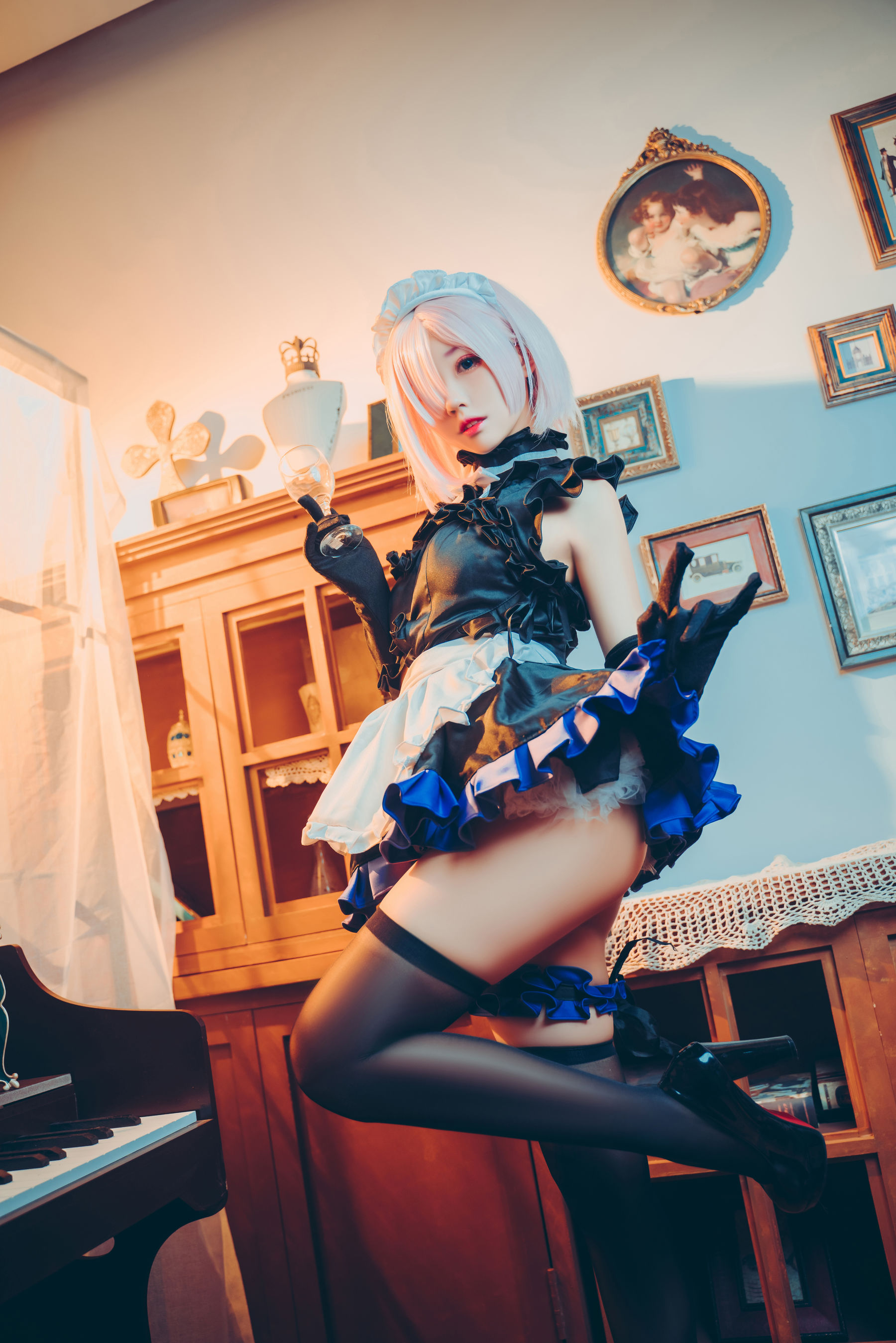 猫君君MaoJun – 玛修女仆 Cosplay-第1张