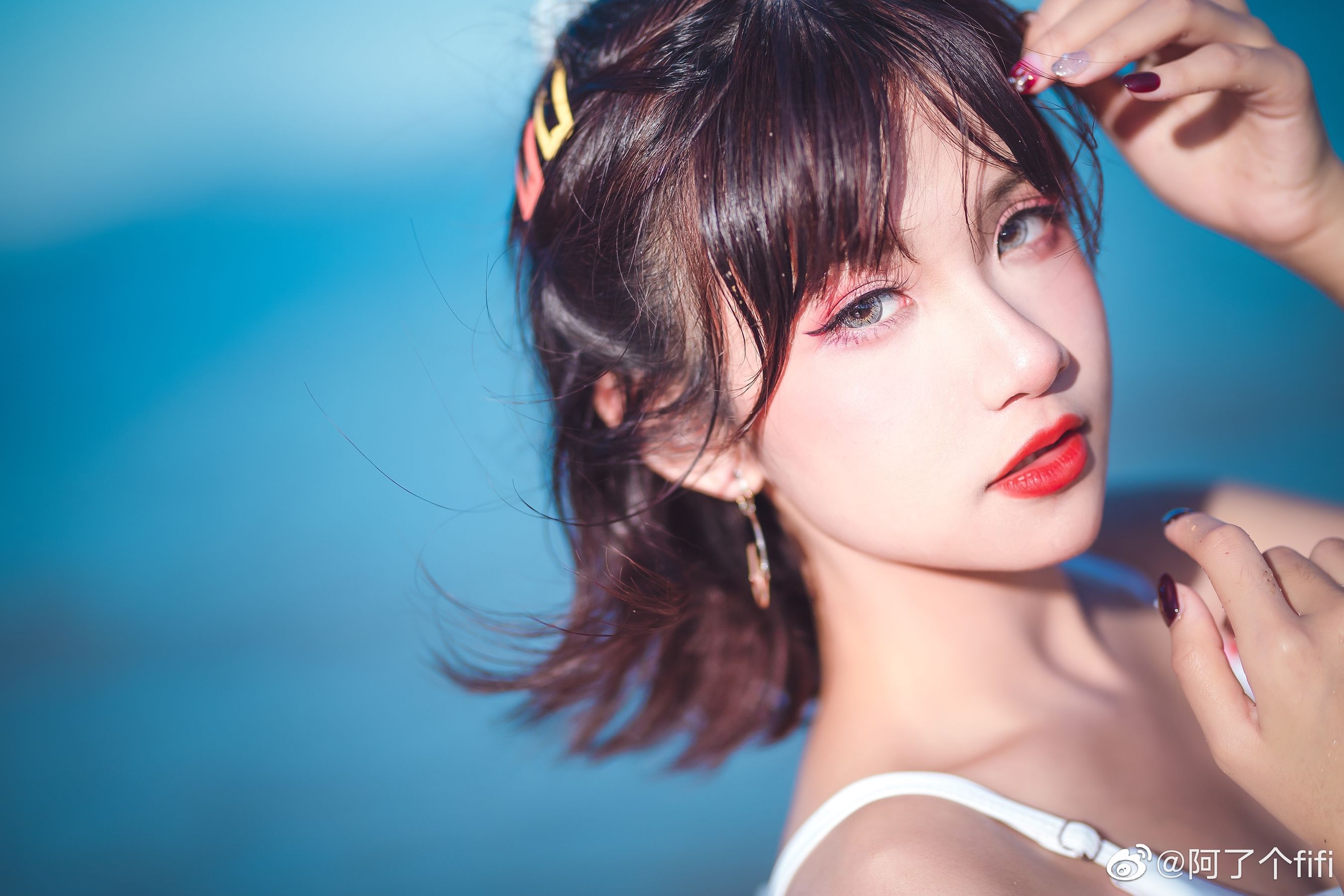 动漫博主阿了个fifi – 夏天泳装 Cosplay-第4张
