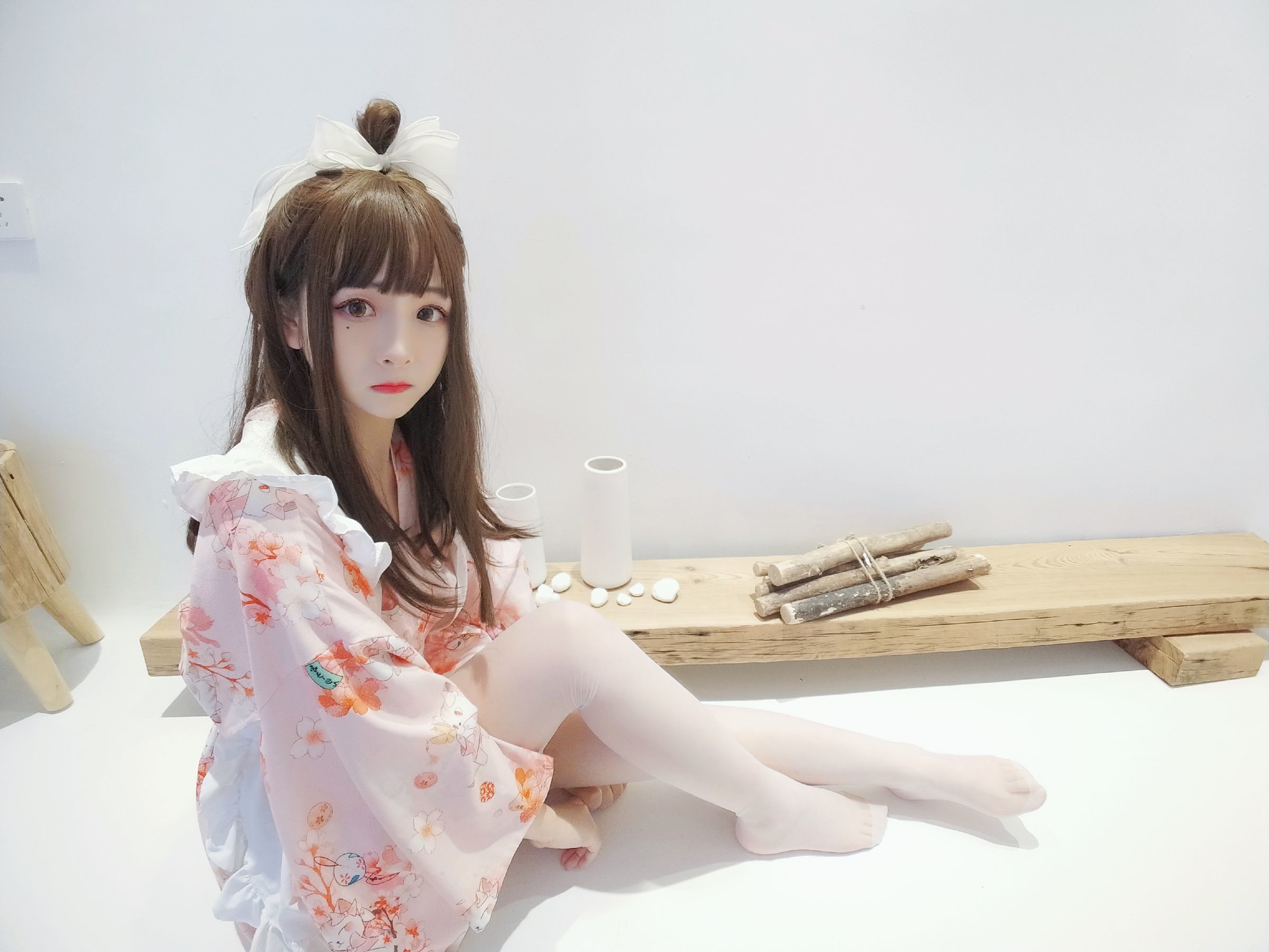 二次元美女古川kagura 浴衣女仆 Cosplay-第6张