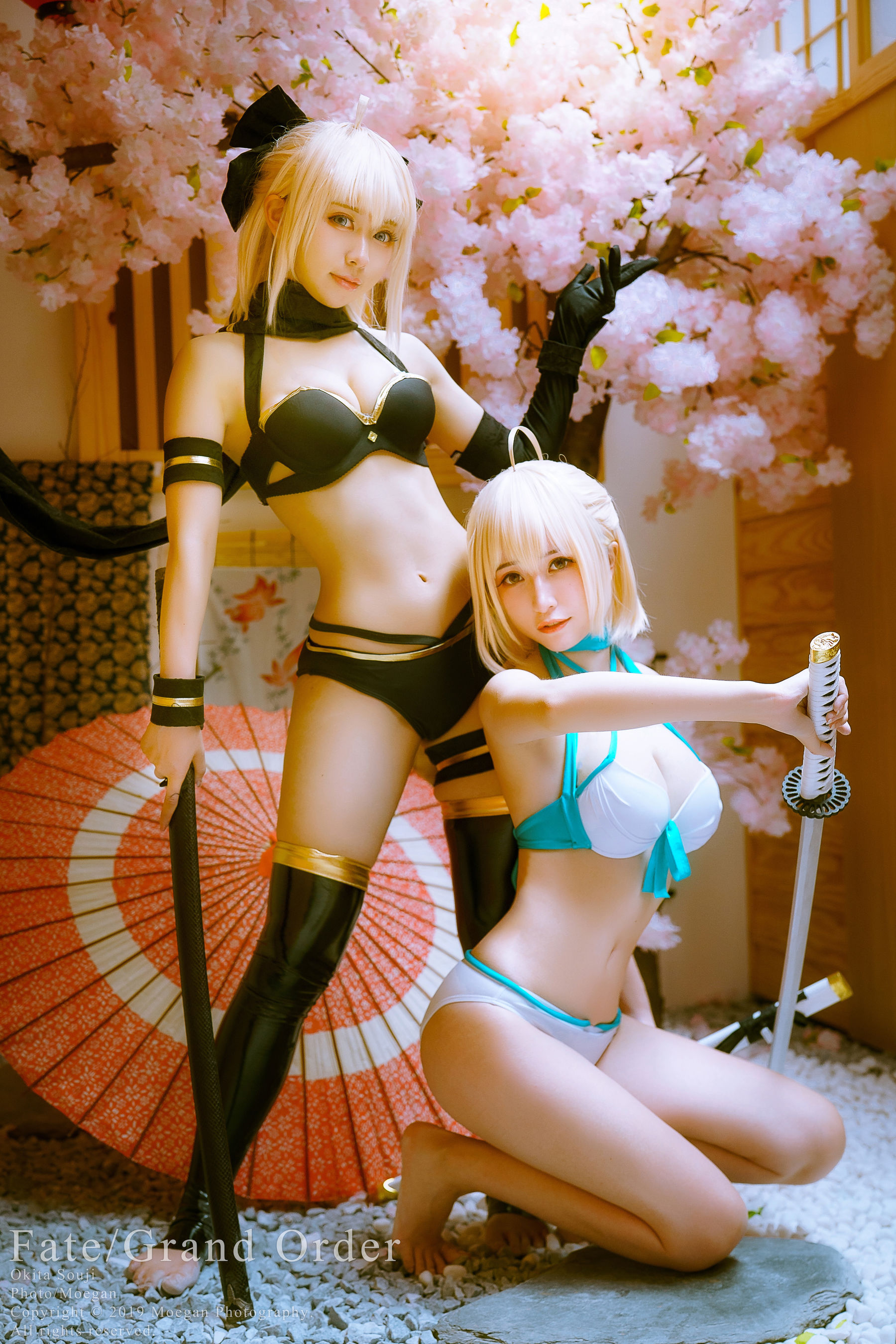 [Cosplay写真] Miyana咪呀 – 沖田総司 水着 Cosplay-第3张