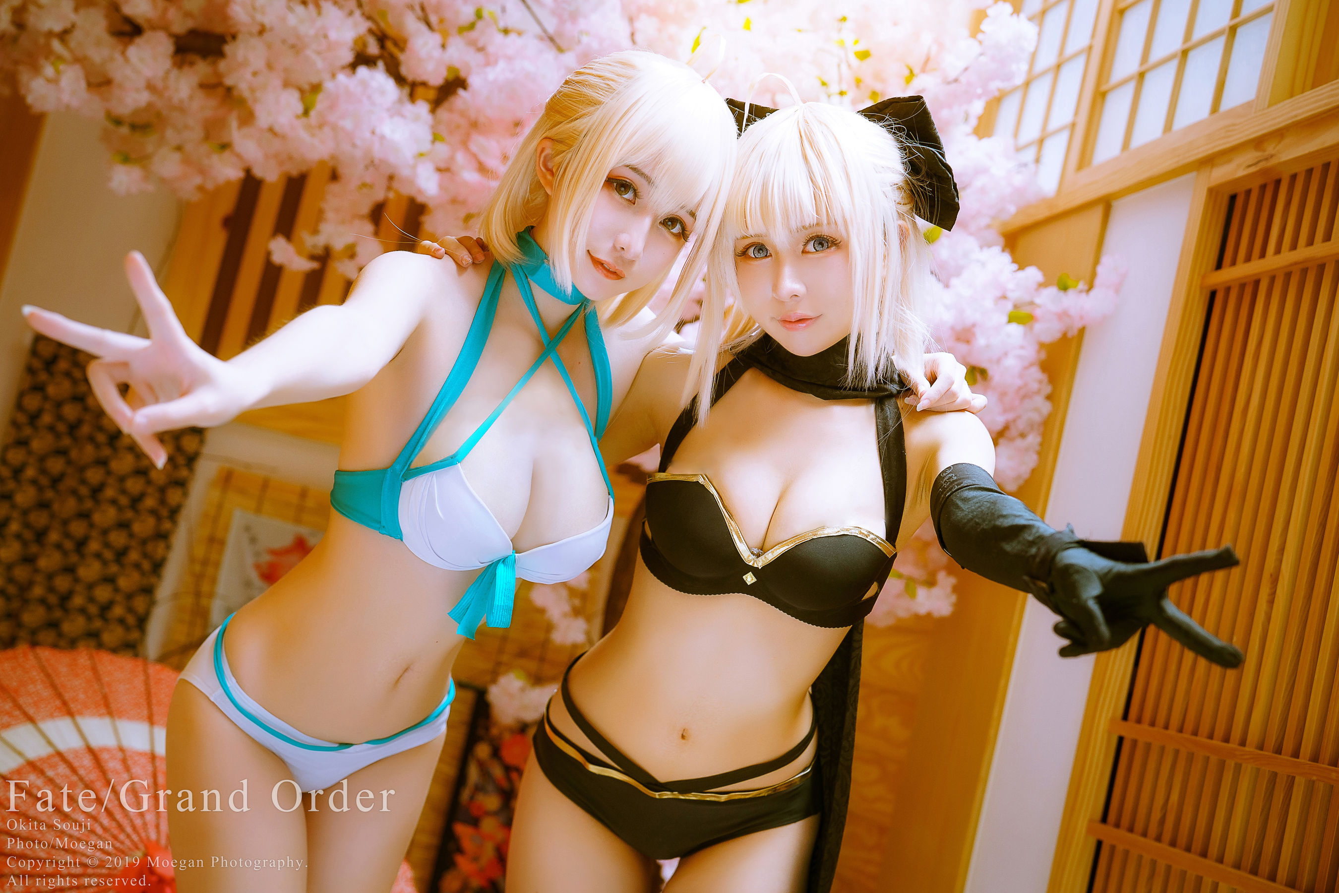 [Cosplay写真] Miyana咪呀 – 沖田総司 水着 Cosplay-第16张