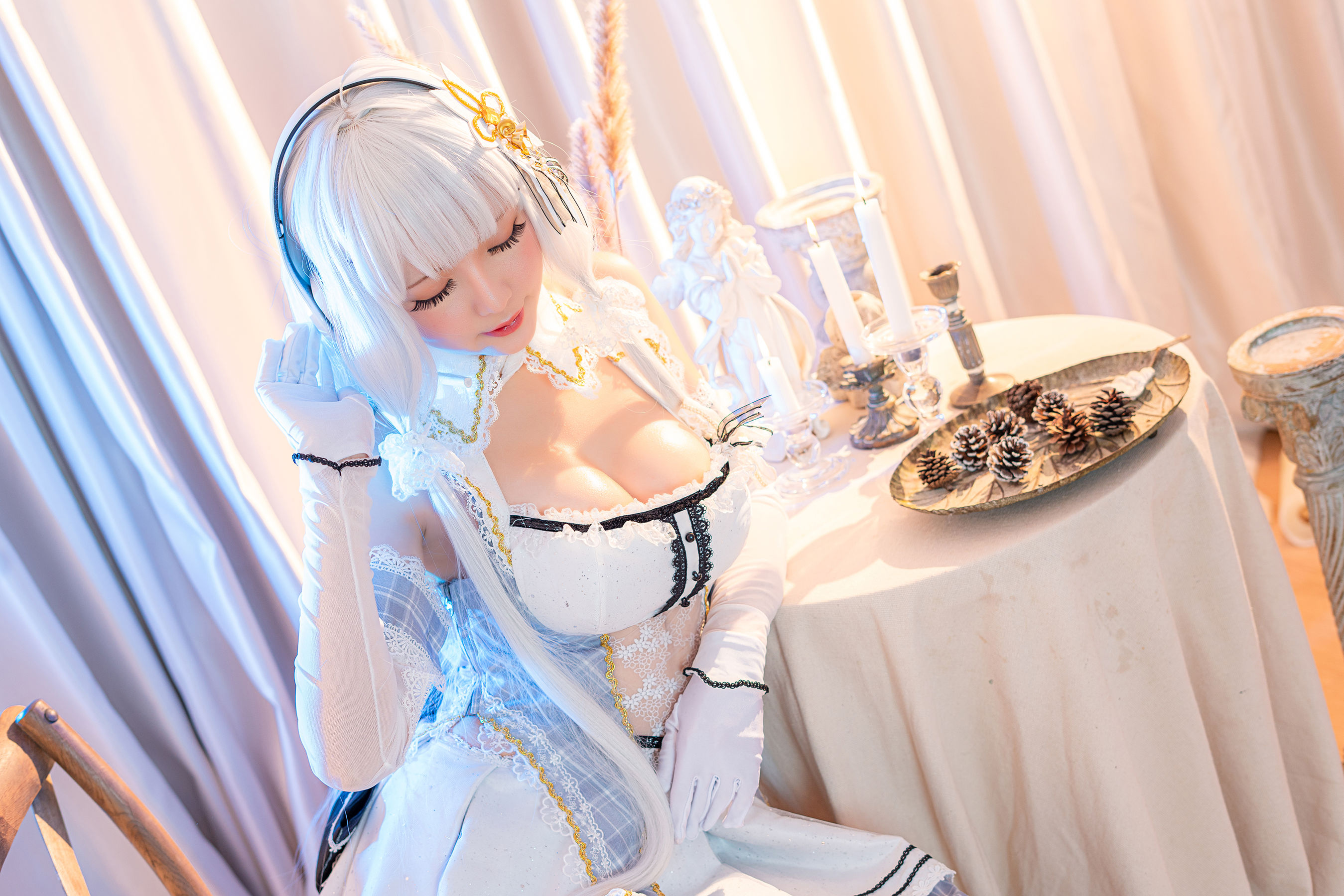 Coser小姐姐星之迟迟 – 流星之愿《光辉》 Cosplay-第19张