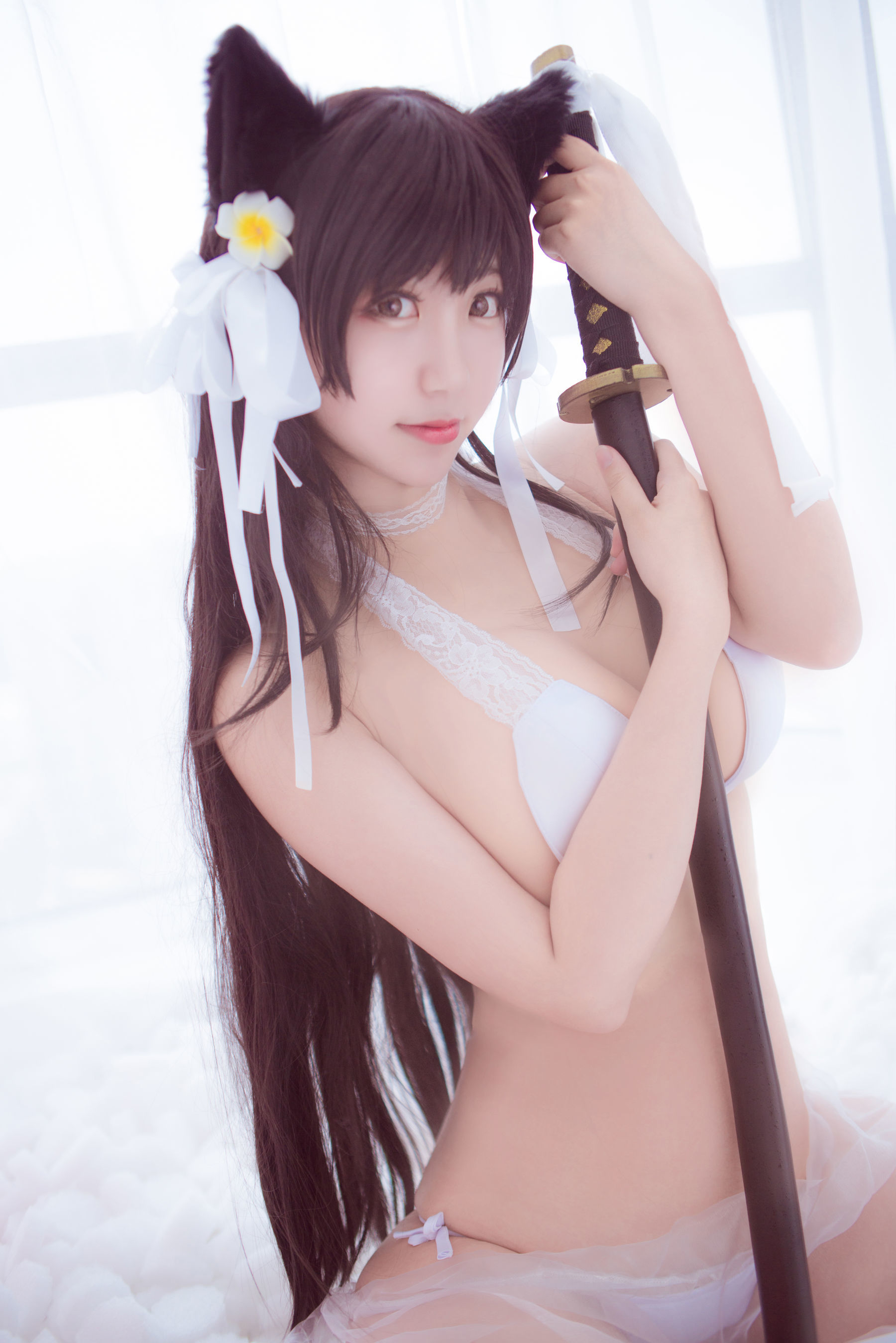 [萝莉COS] 黑川 – 爱宕泳衣 Cosplay-第5张