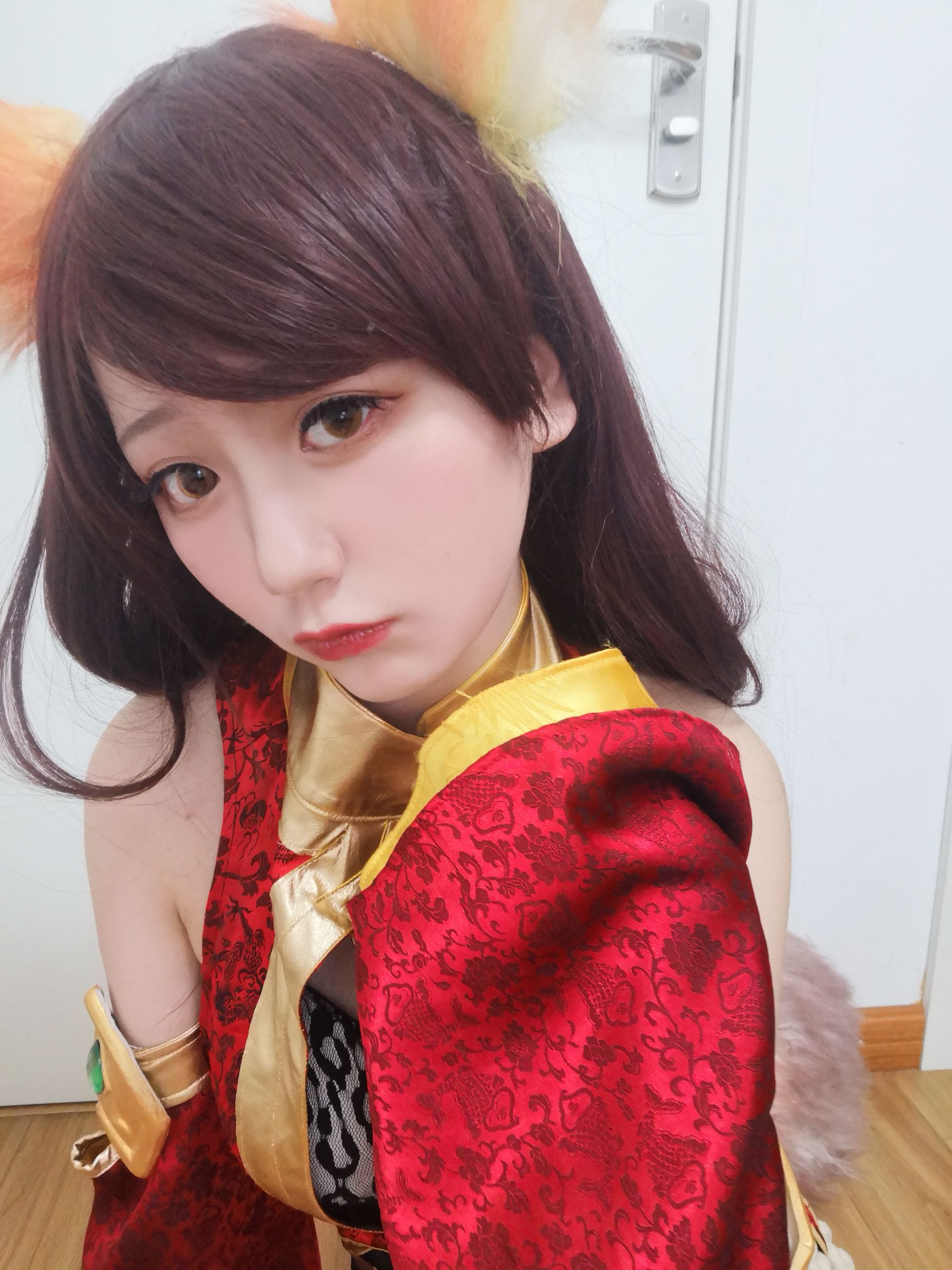 [Cosplay写真] 动漫博主弦音sic – 王者荣耀 妲己 试妆 Cosplay-第1张