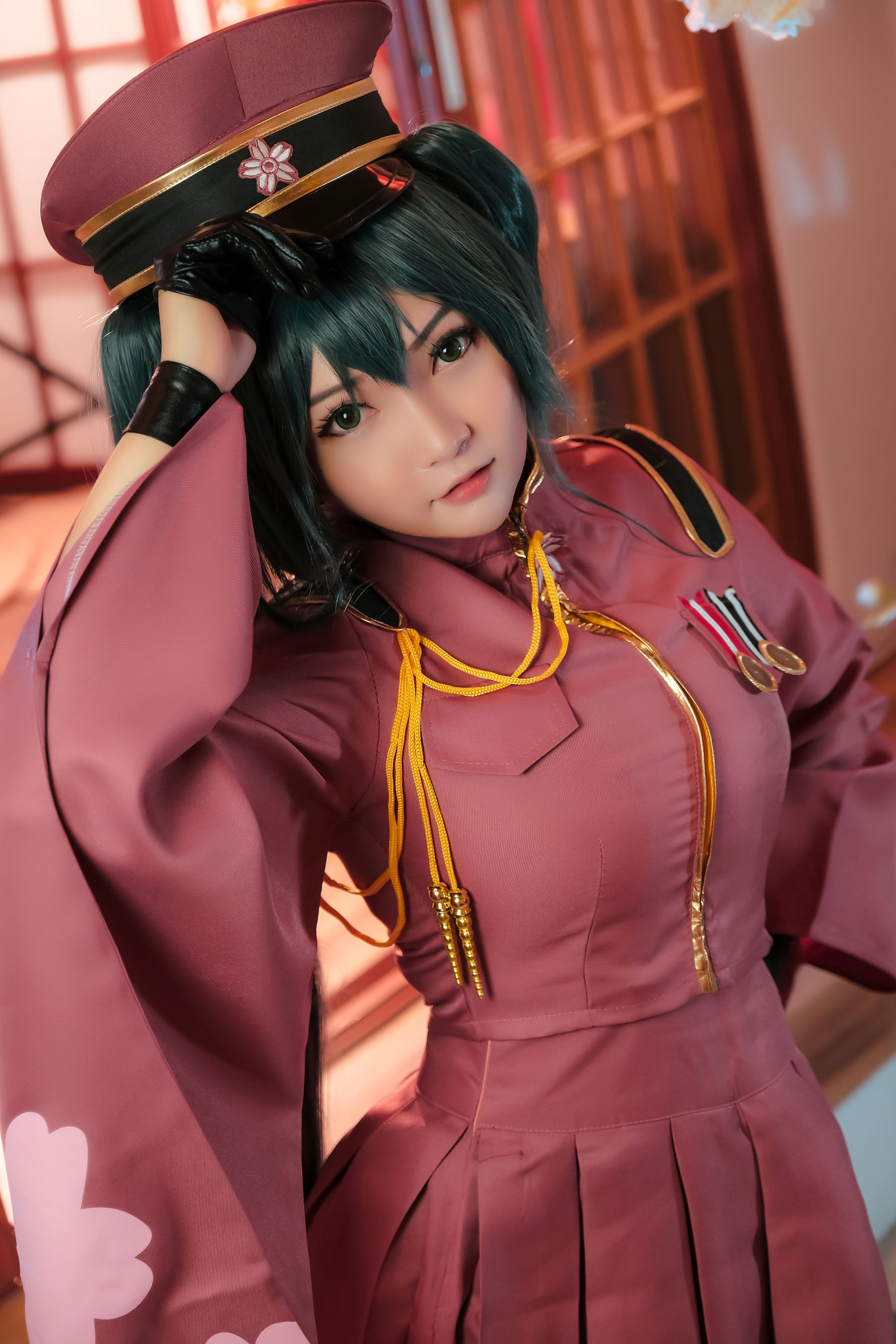 Coser小姐姐Potato Godzilla – Miku Senbonzakura Cosplay-第1张