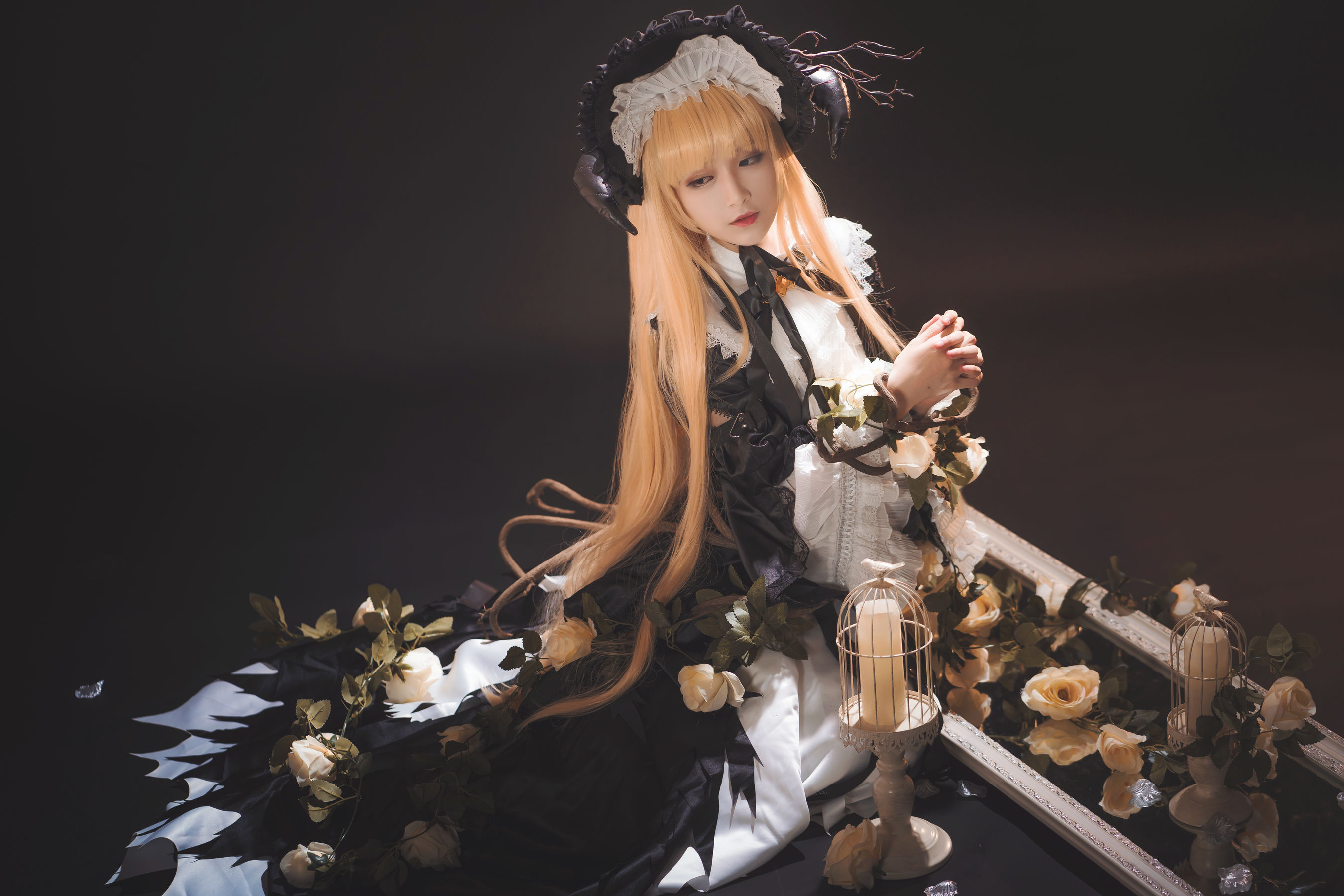 [Cosplay写真] 动漫博主铁板烧鬼舞w – 夜莺 Cosplay-第1张