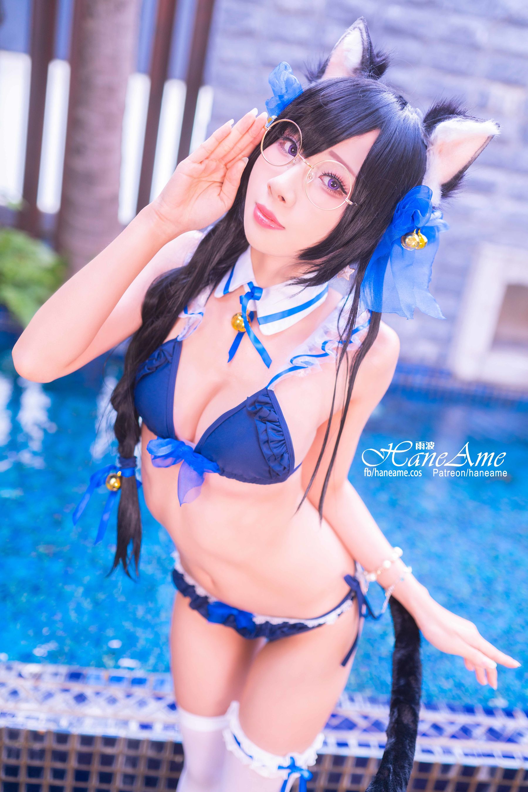 雨波_HaneAme 兽耳少女 Natsumi Cosplay-第1张