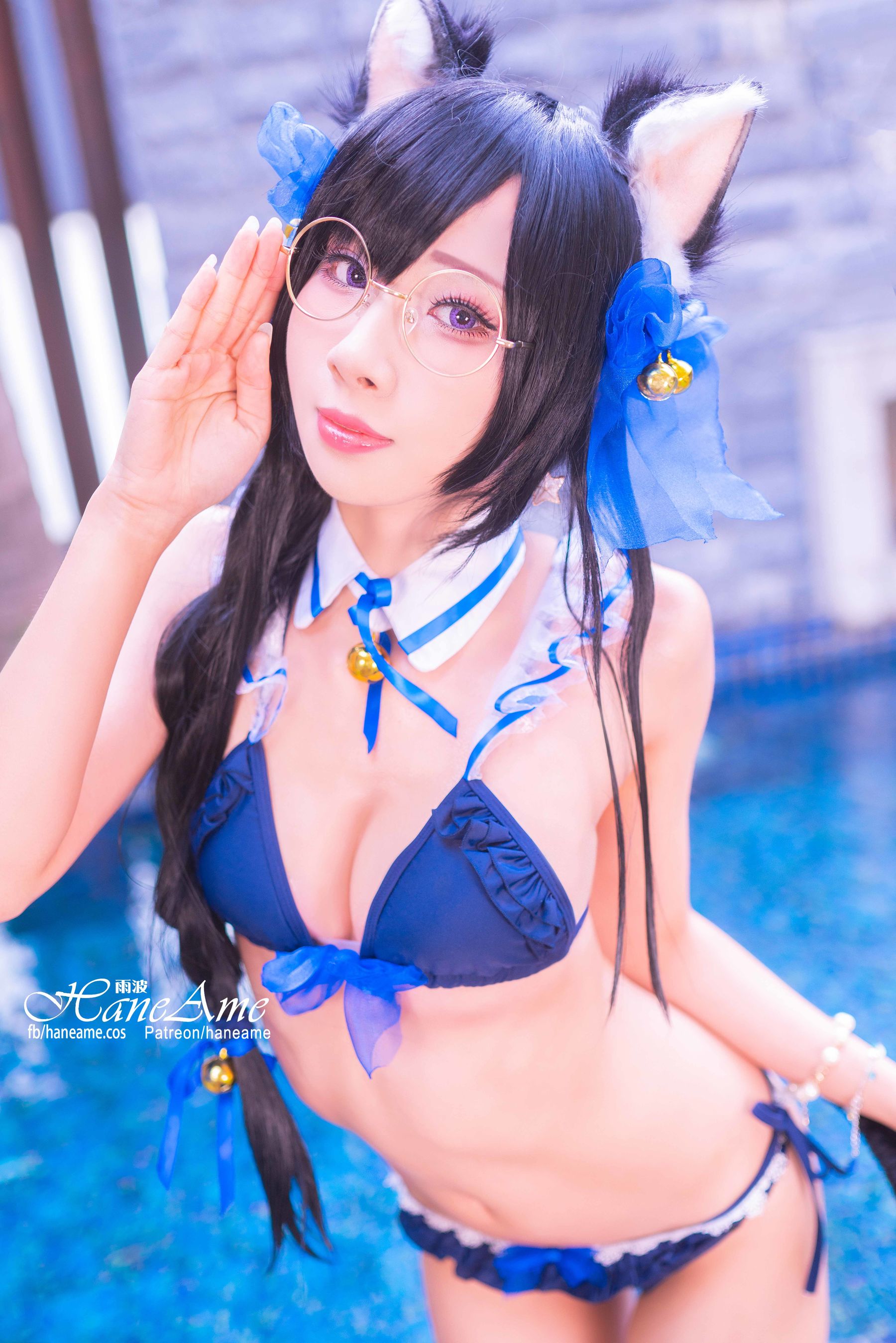 雨波_HaneAme 兽耳少女 Natsumi Cosplay-第2张