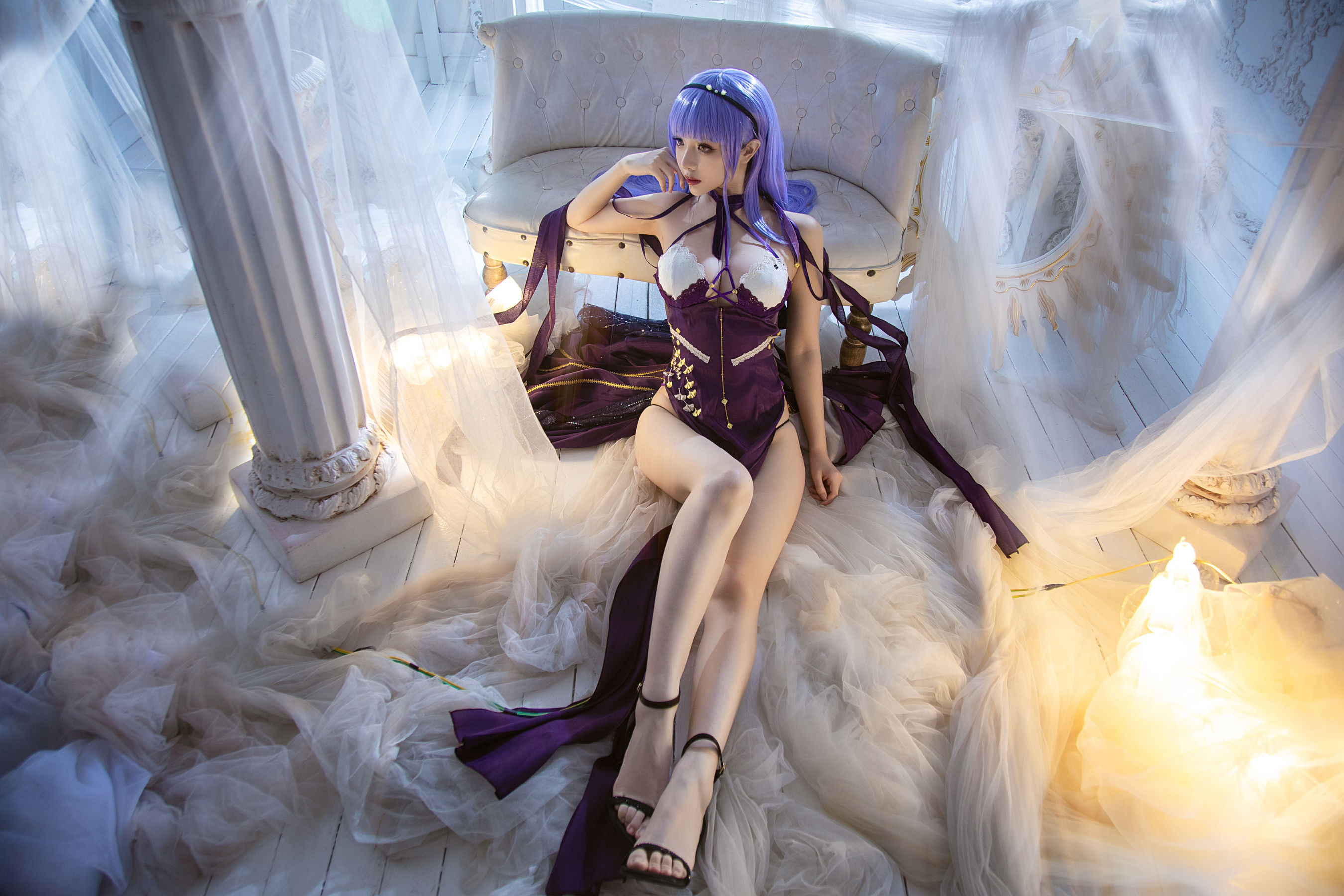 动漫博主雯妹 – 碧蓝航线黛朵 Cosplay-第5张