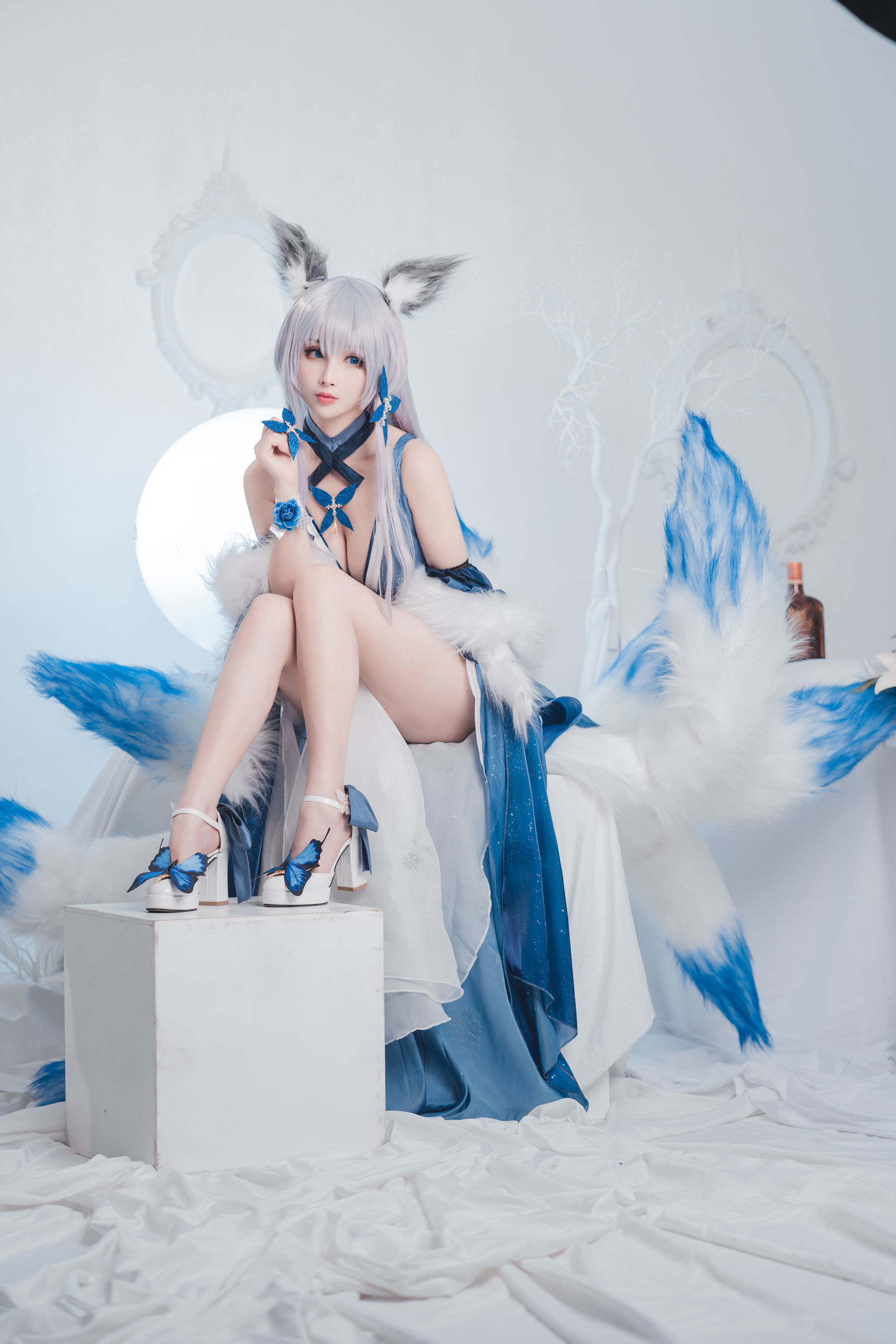 COS福利rioko凉凉子 – 信浓礼服 Cosplay-第1张